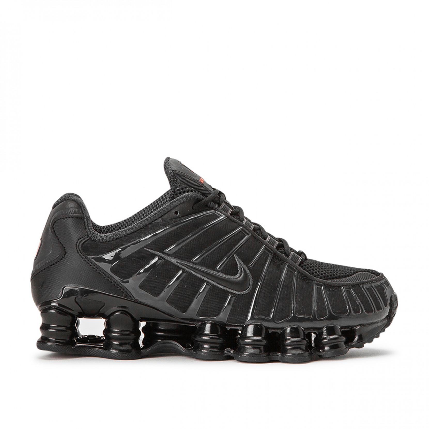 black nike shox for women