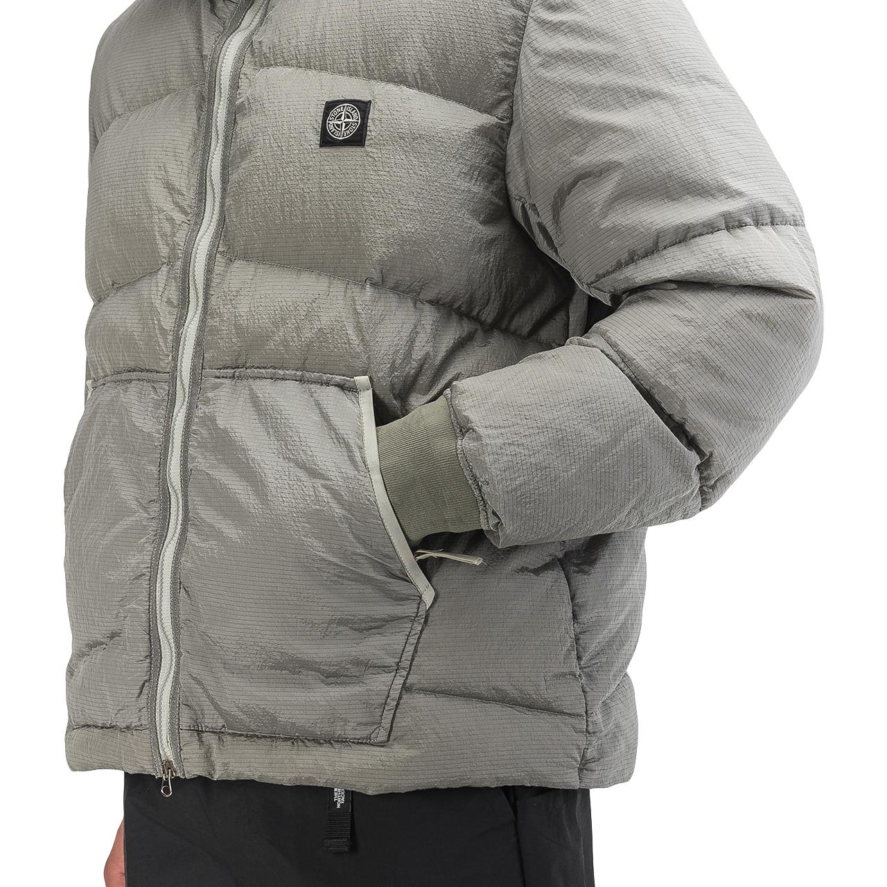 stone island nylon metal jacket grey
