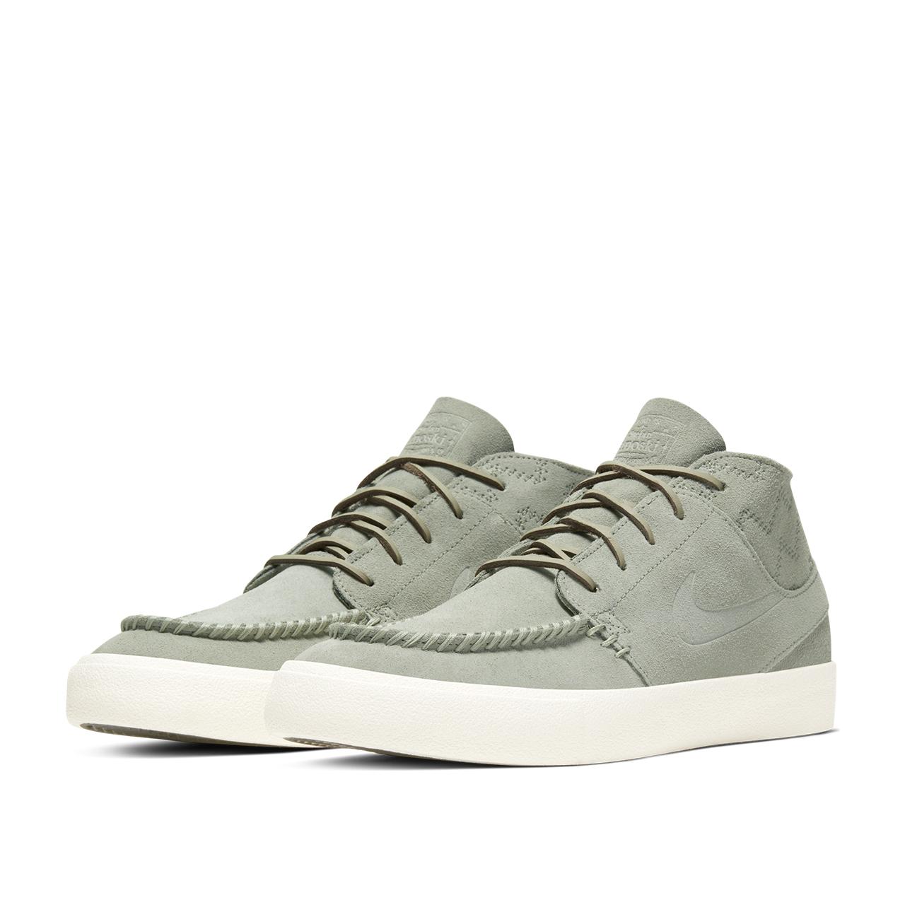 Nike Leather Zoom Janoski Mid Crafted In Green For Men Lyst Nike Leather Zoom Janoski Mid Crafted In Green For Men Lyst