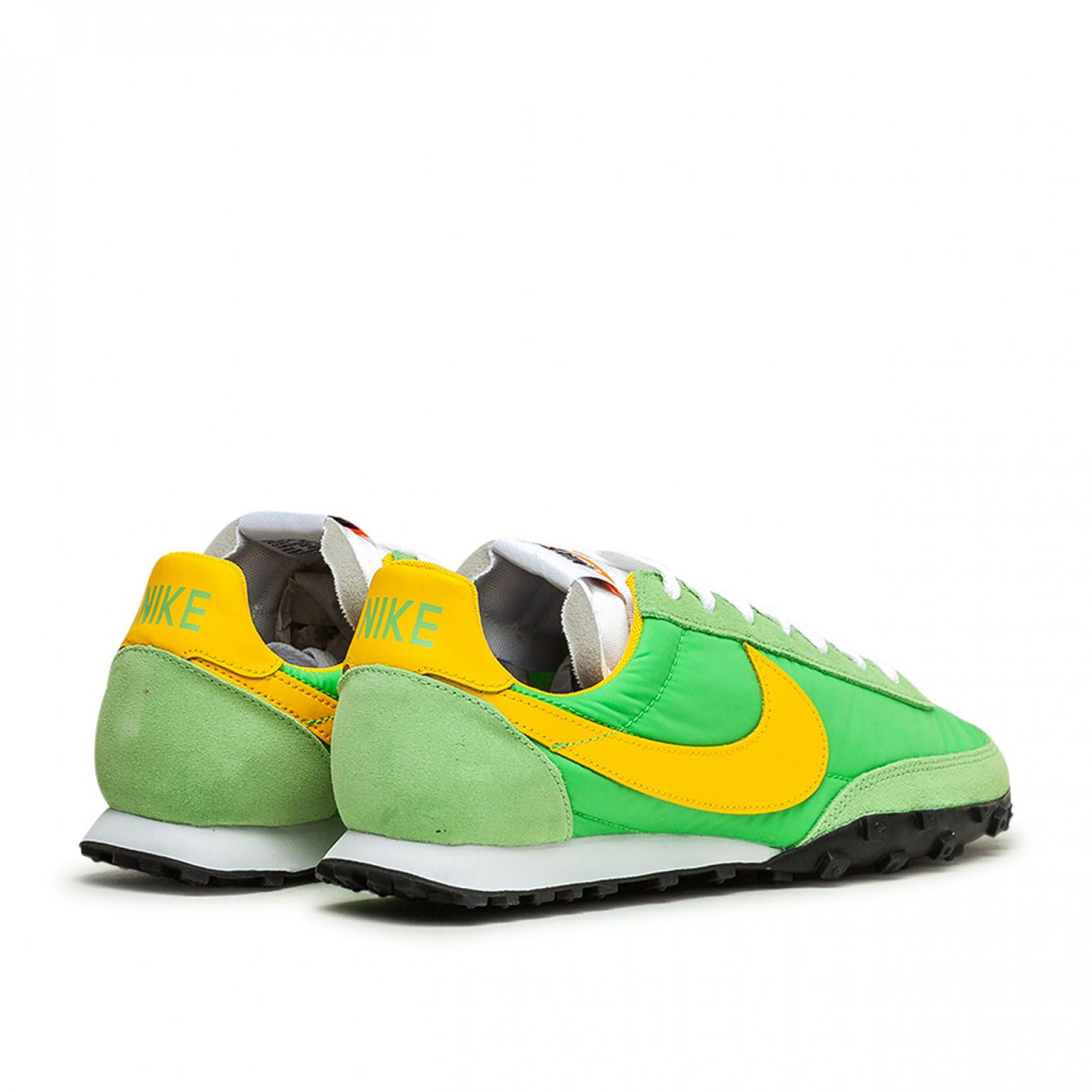 Nike Synthetic Waffle Racer Nylon And Leather Trainers in Green for Men