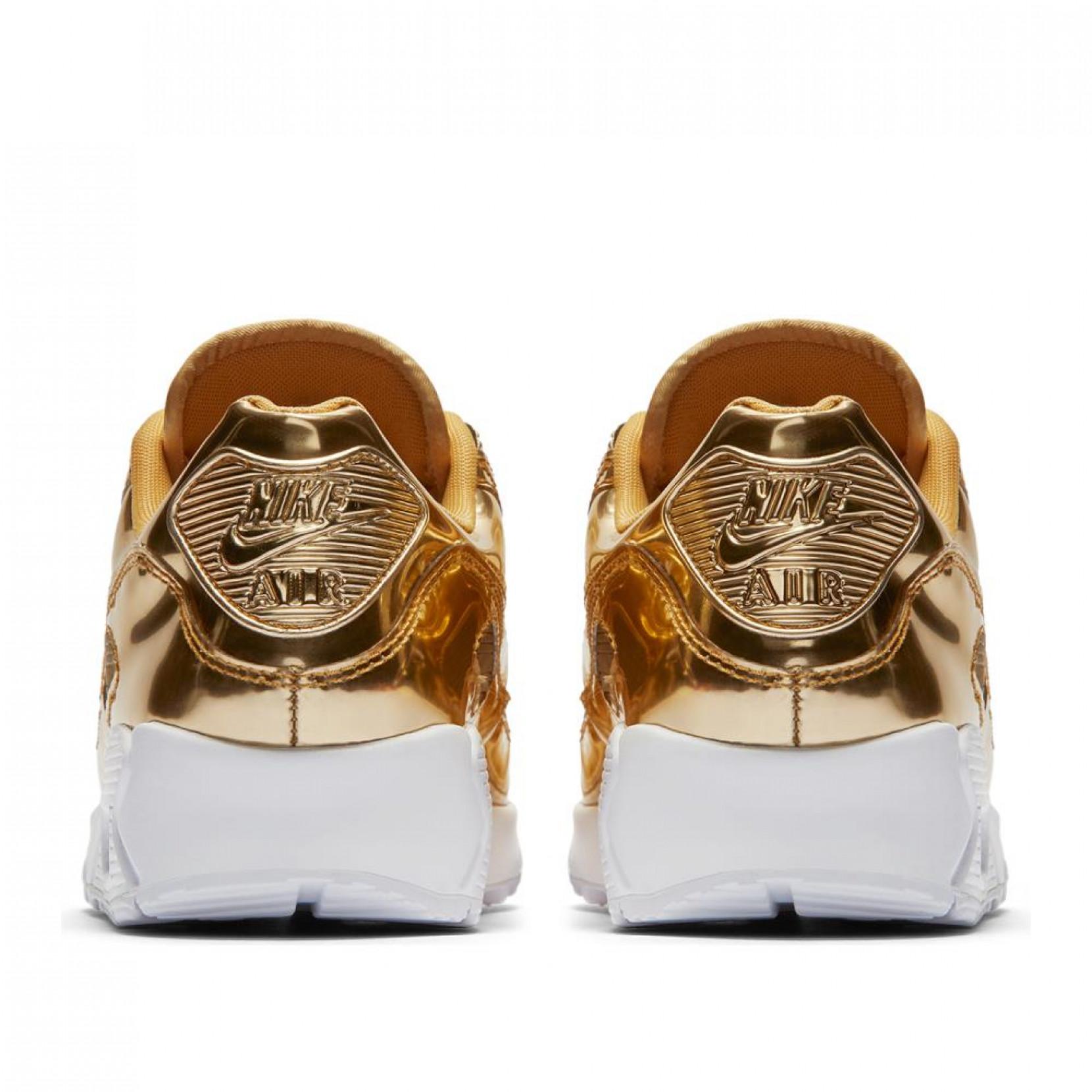 Nike Leather W Air Max 90 Sp in Gold (Metallic) - Save 89% - Lyst
