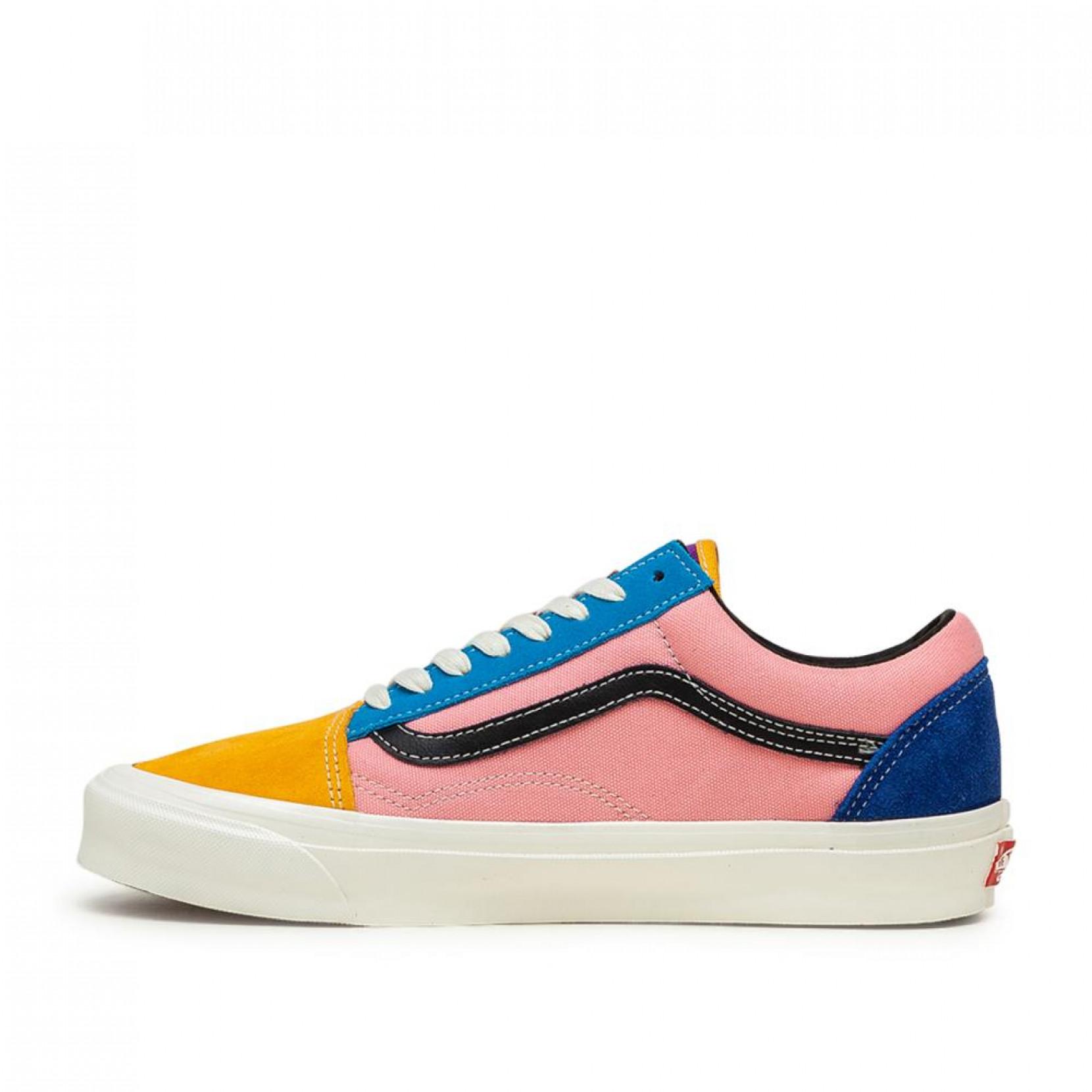 multi colored old skool vans