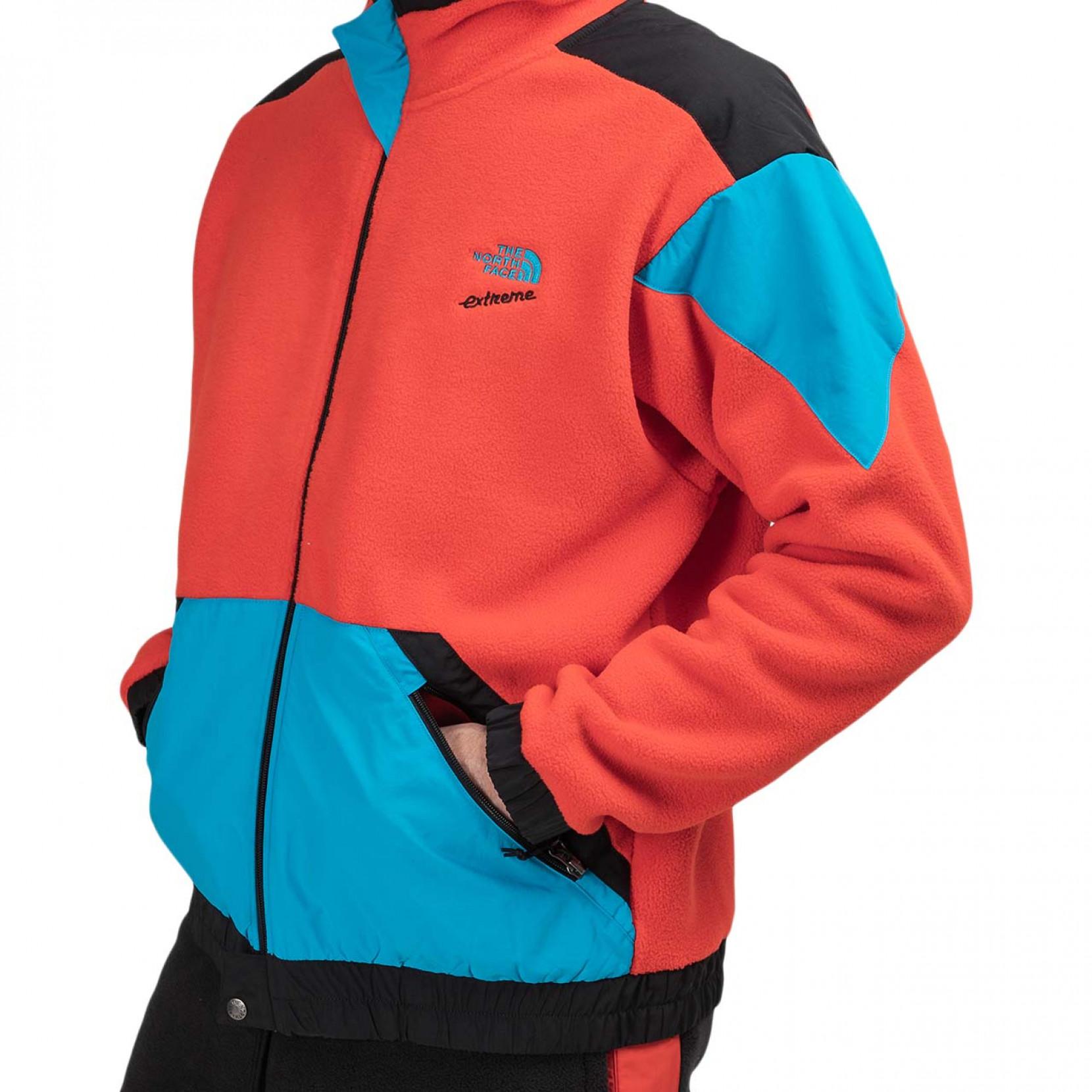 The North Face Extreme Full-zip Fleece Jacket in Red/Blue/Blue 