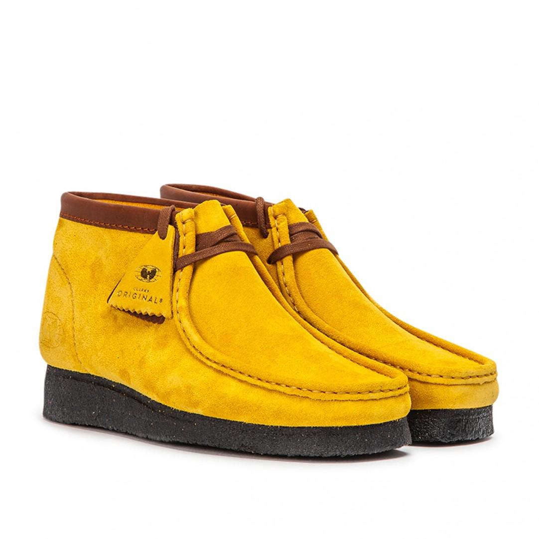 yellow wallabee clarks