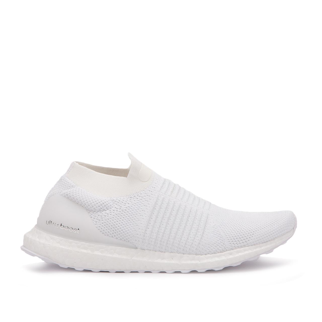 ultra boost triple white laceless