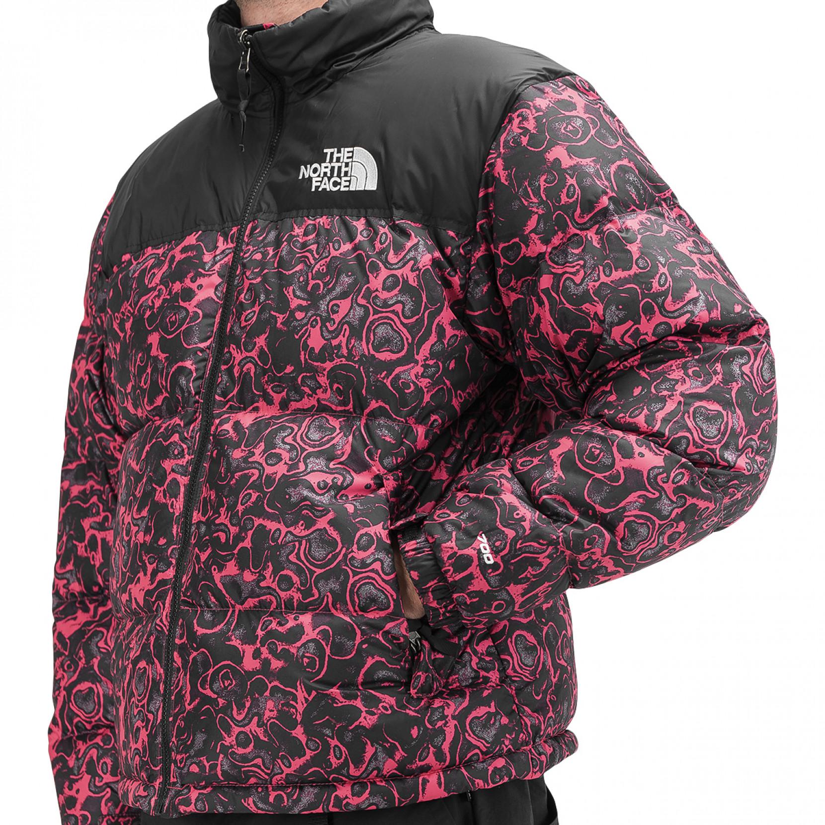 mens pink north face jacket