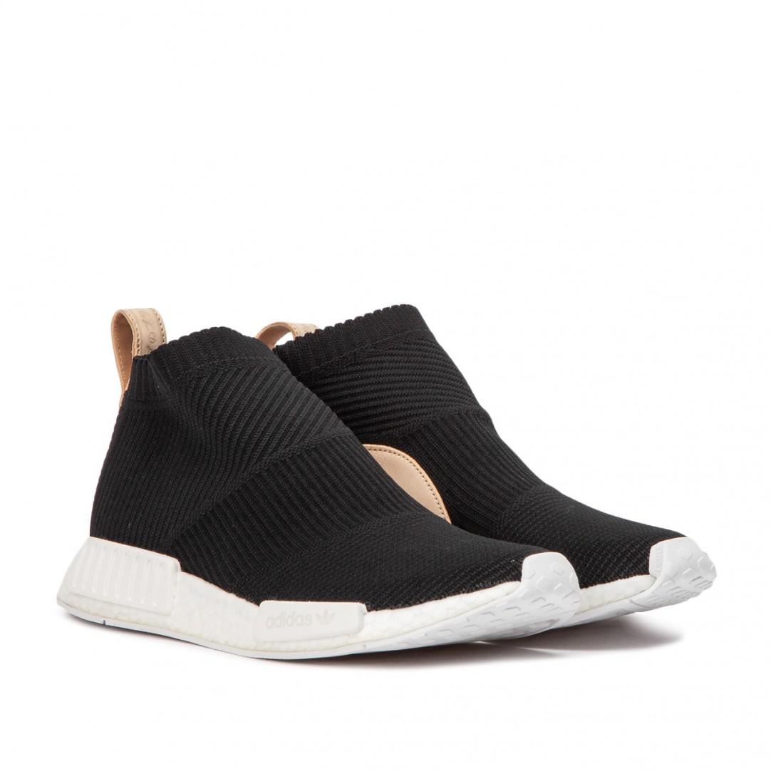 adidas Leather Nmd Cs1 City Sock Primeknit in Black for Men | Lyst
