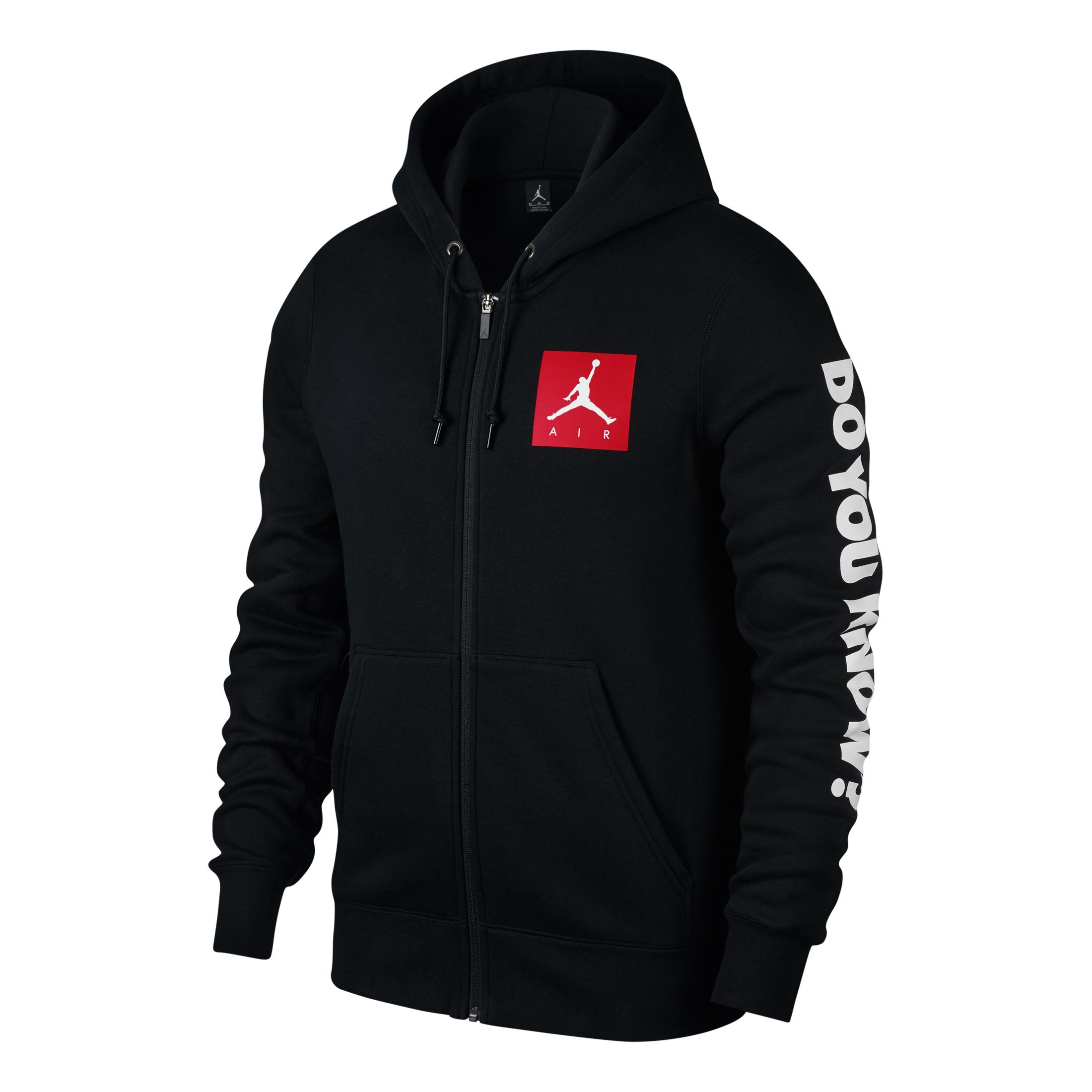 jordan flight fleece full zip hoodie