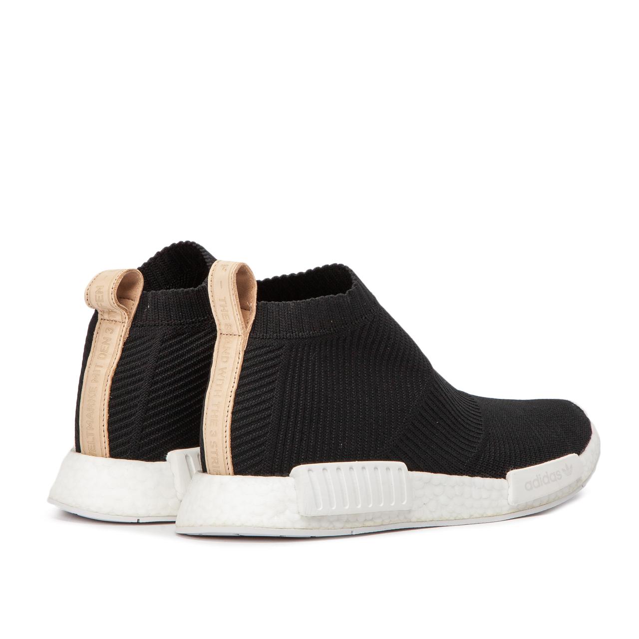 adidas Leather Nmd Cs1 City Sock Primeknit in Black for Men - Lyst