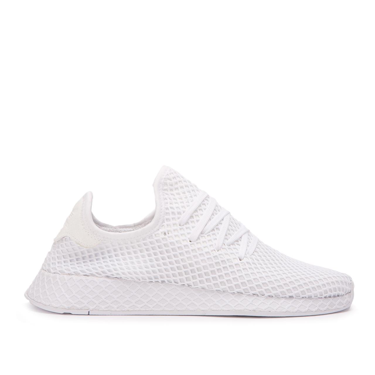 adidas Synthetic Deerupt Runner "triple White" for Men - Lyst