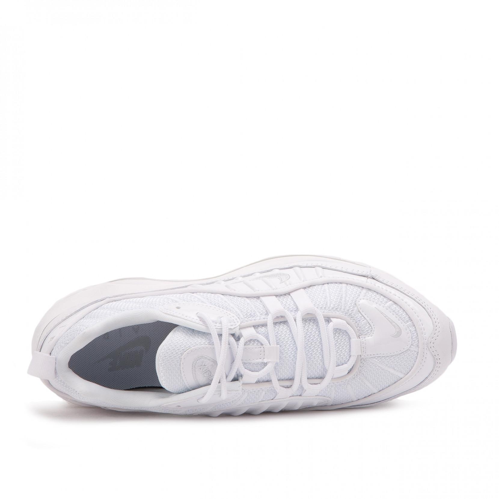 triple white air max 98