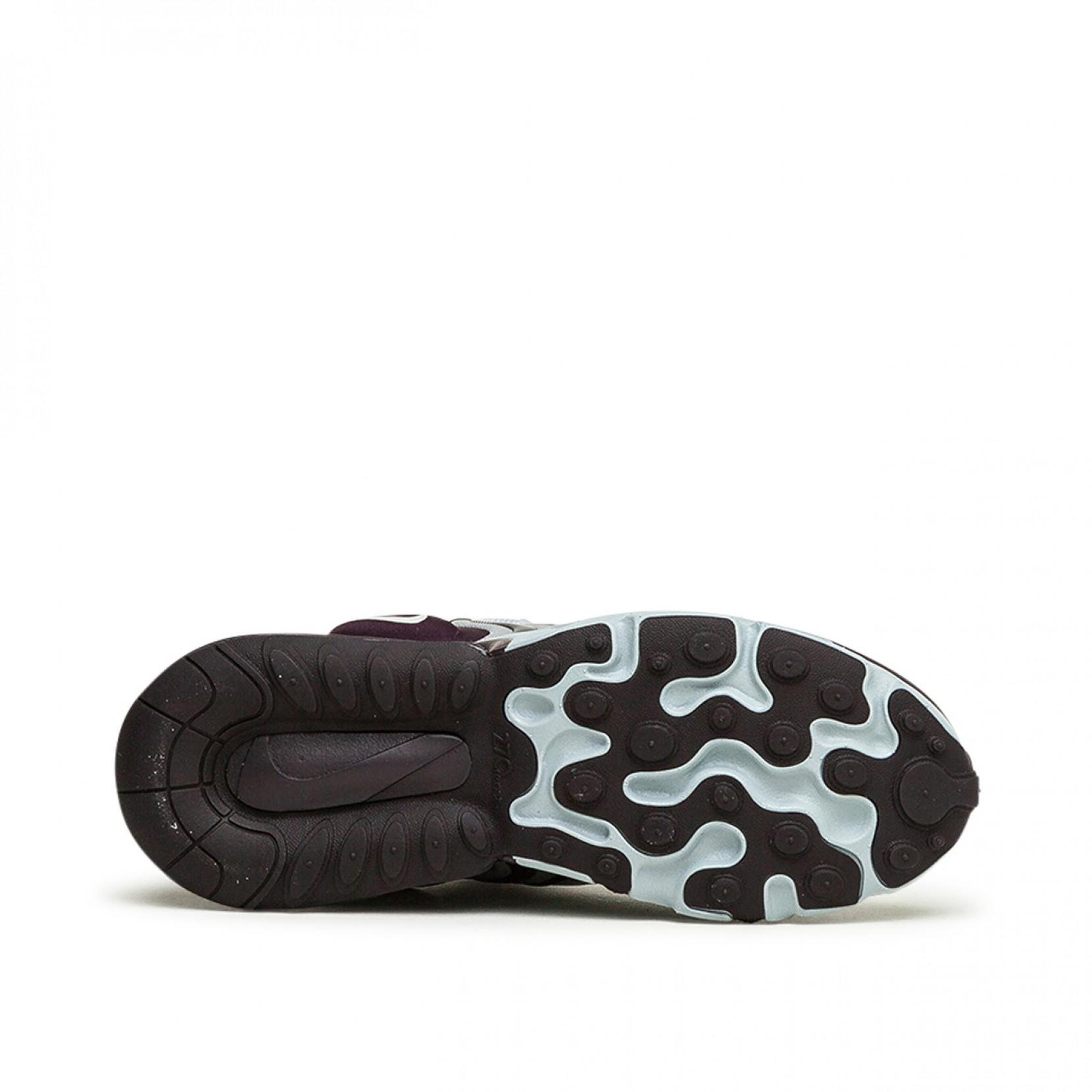 Nike Lace Air Max 270 React Eng Shoe In Burgundy Black Lyst