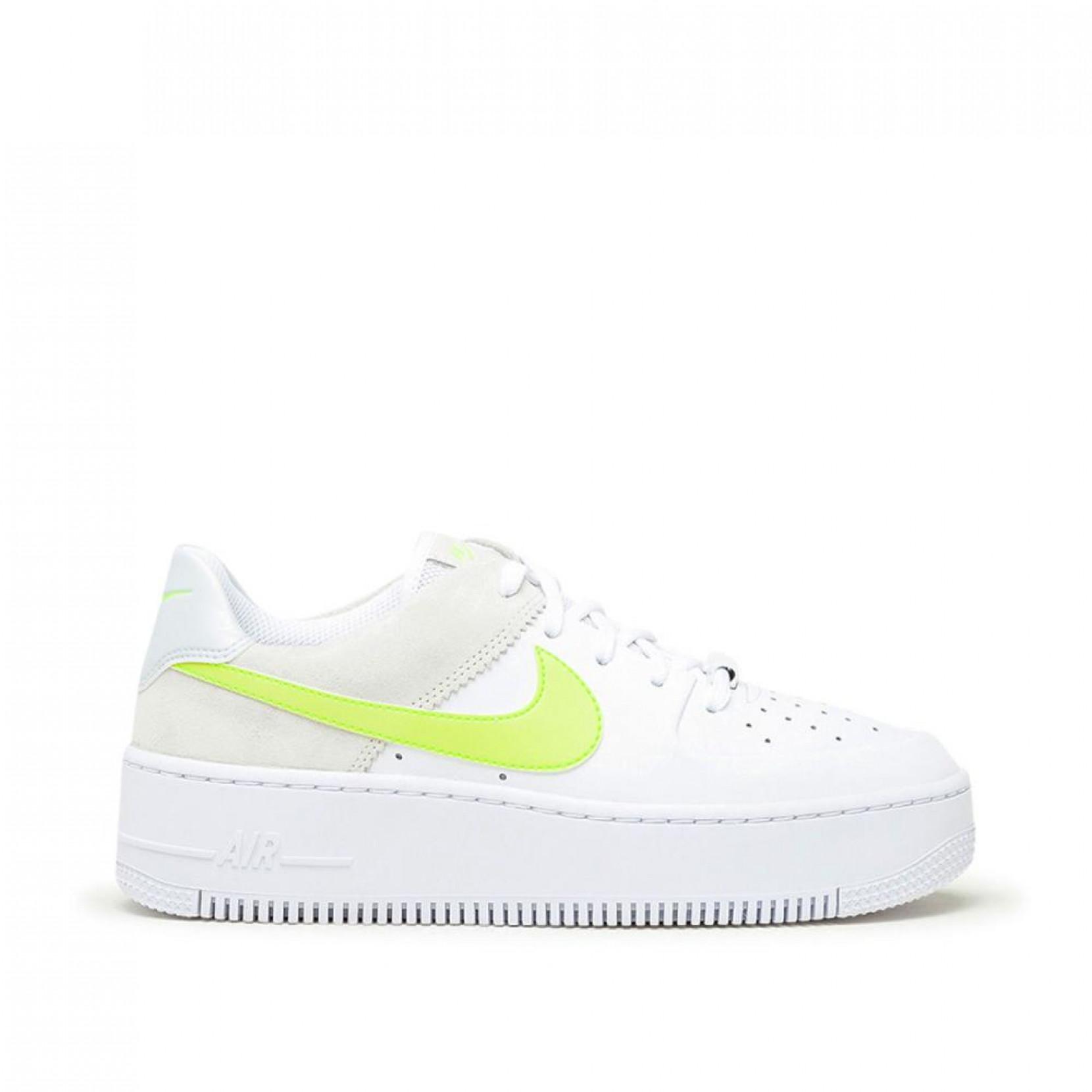nike white air force 1 sage trainers
