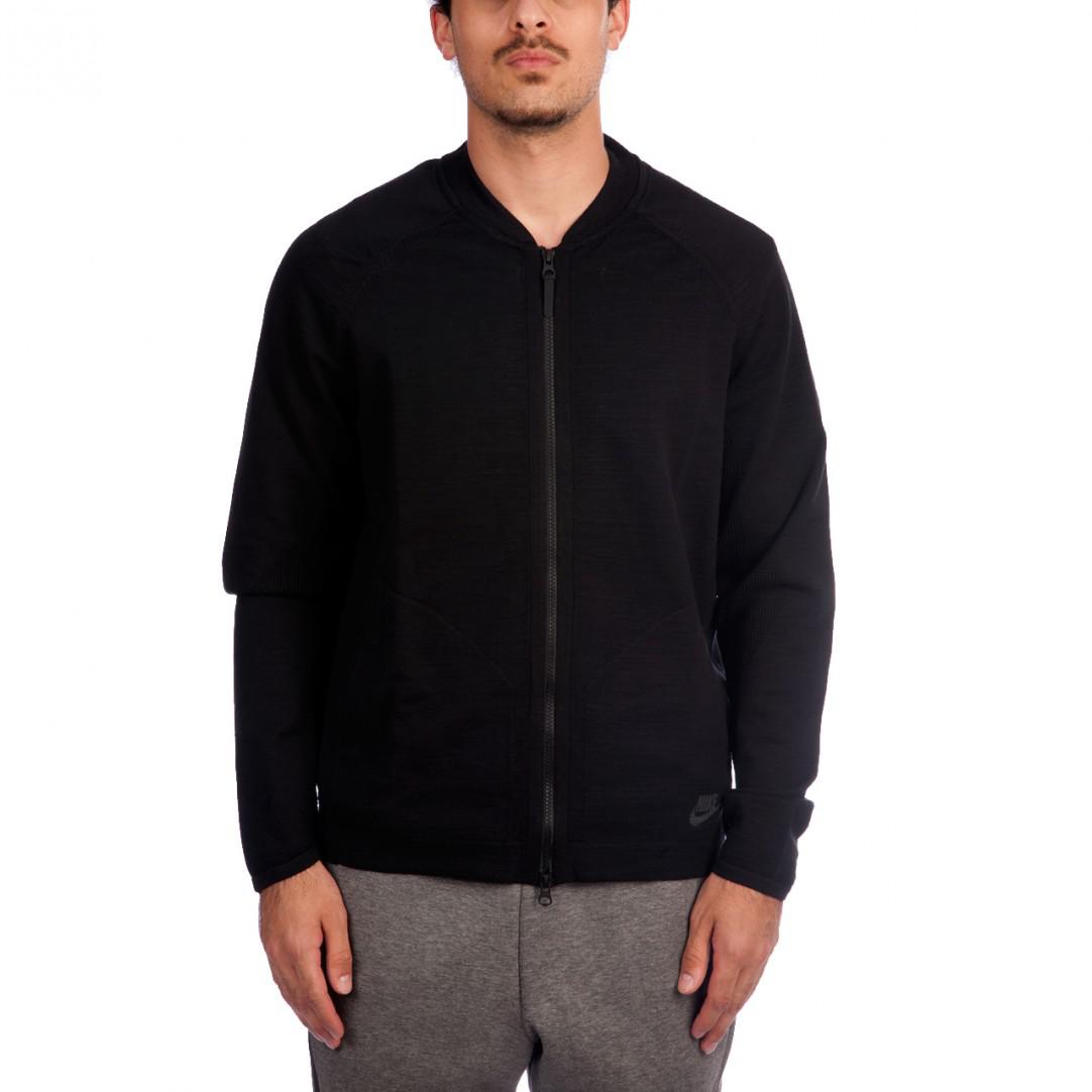 nike tech knit bomber jacket