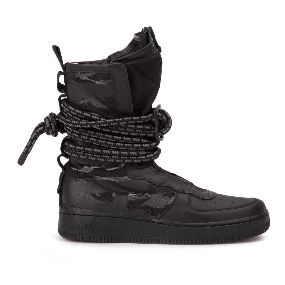 Nike Leather Nike Sf Air Force 1 Hi Boot in Black for Men - Lyst