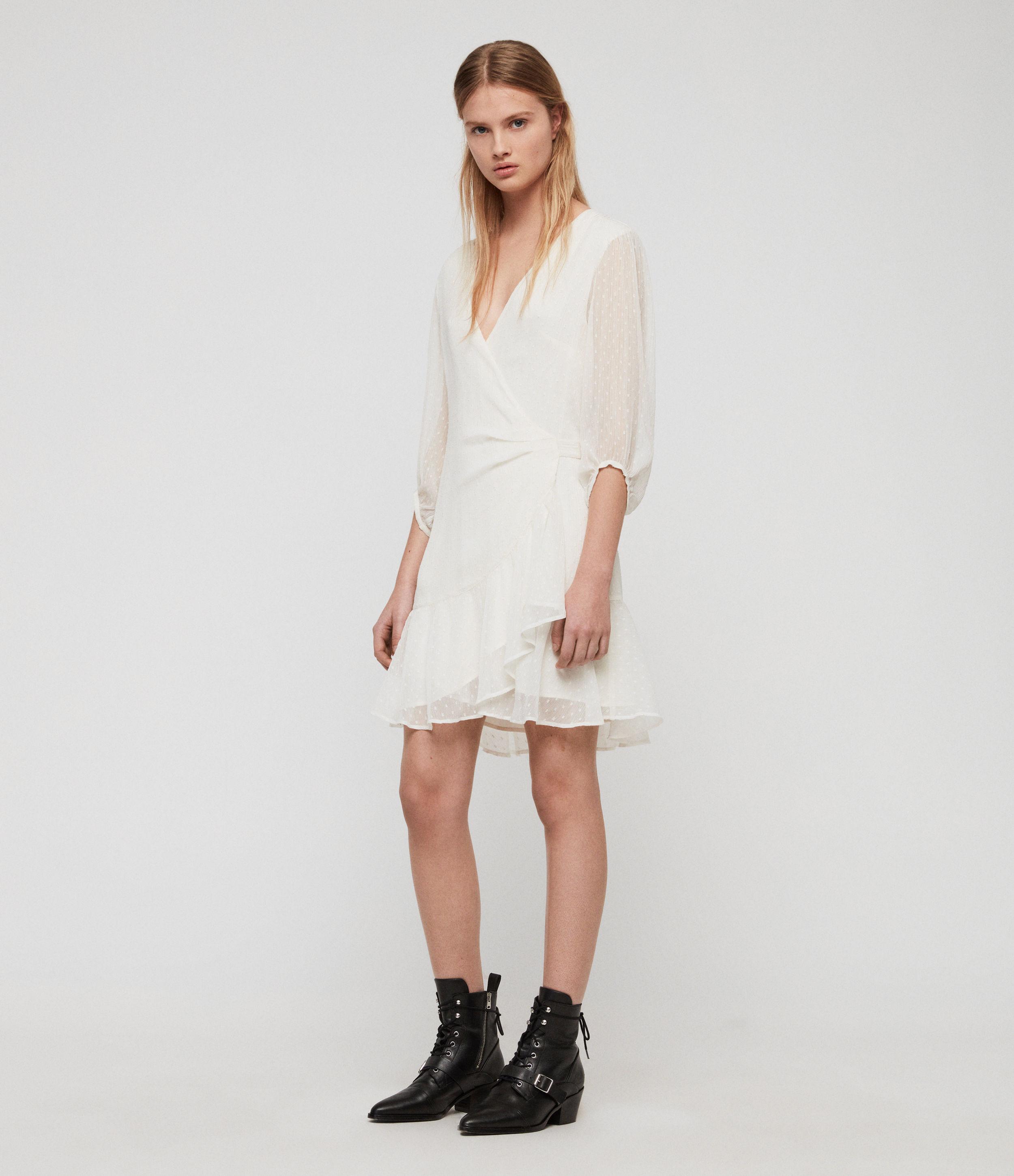 all saints white dress