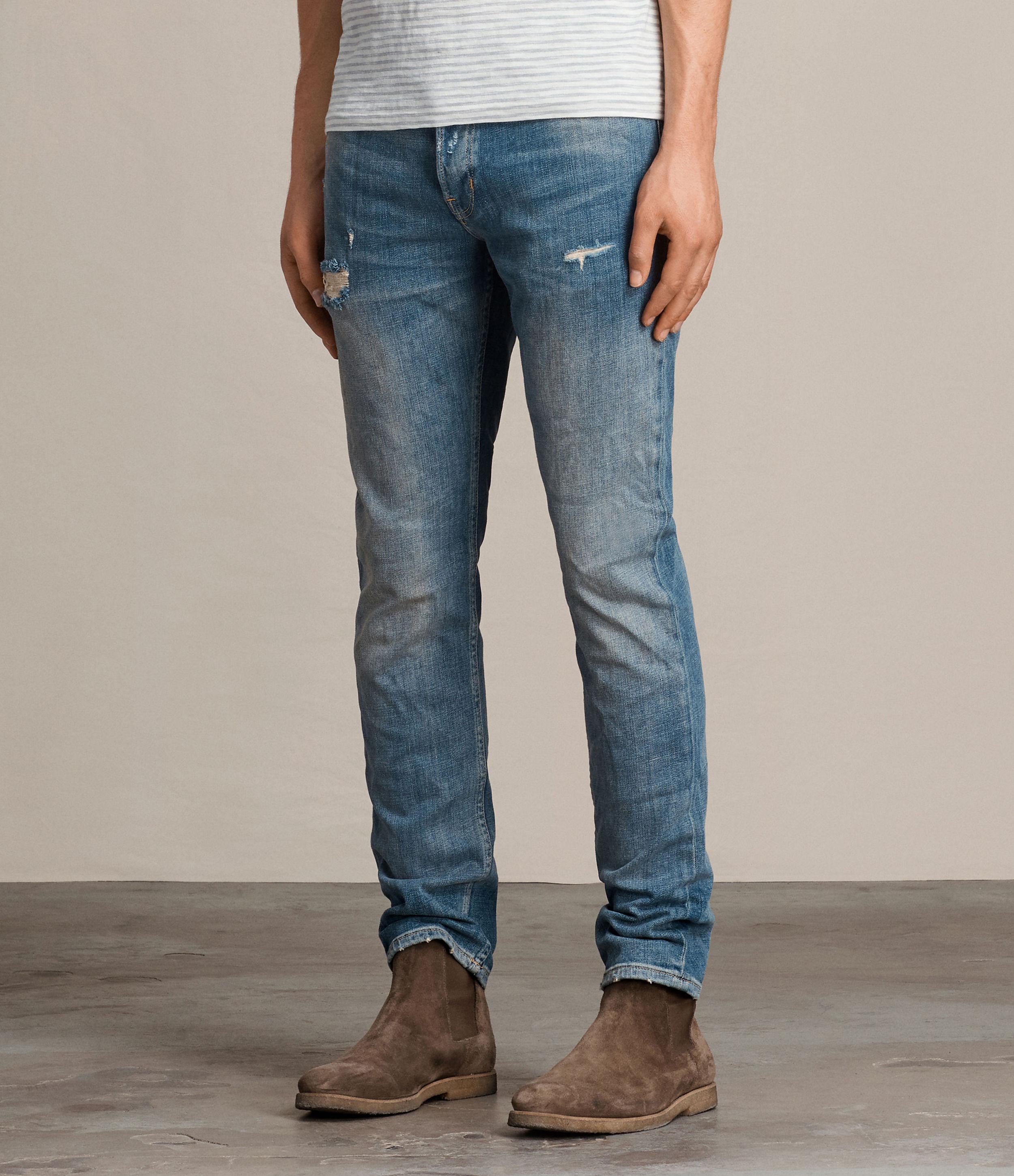 all saints rex straight skinny jeans