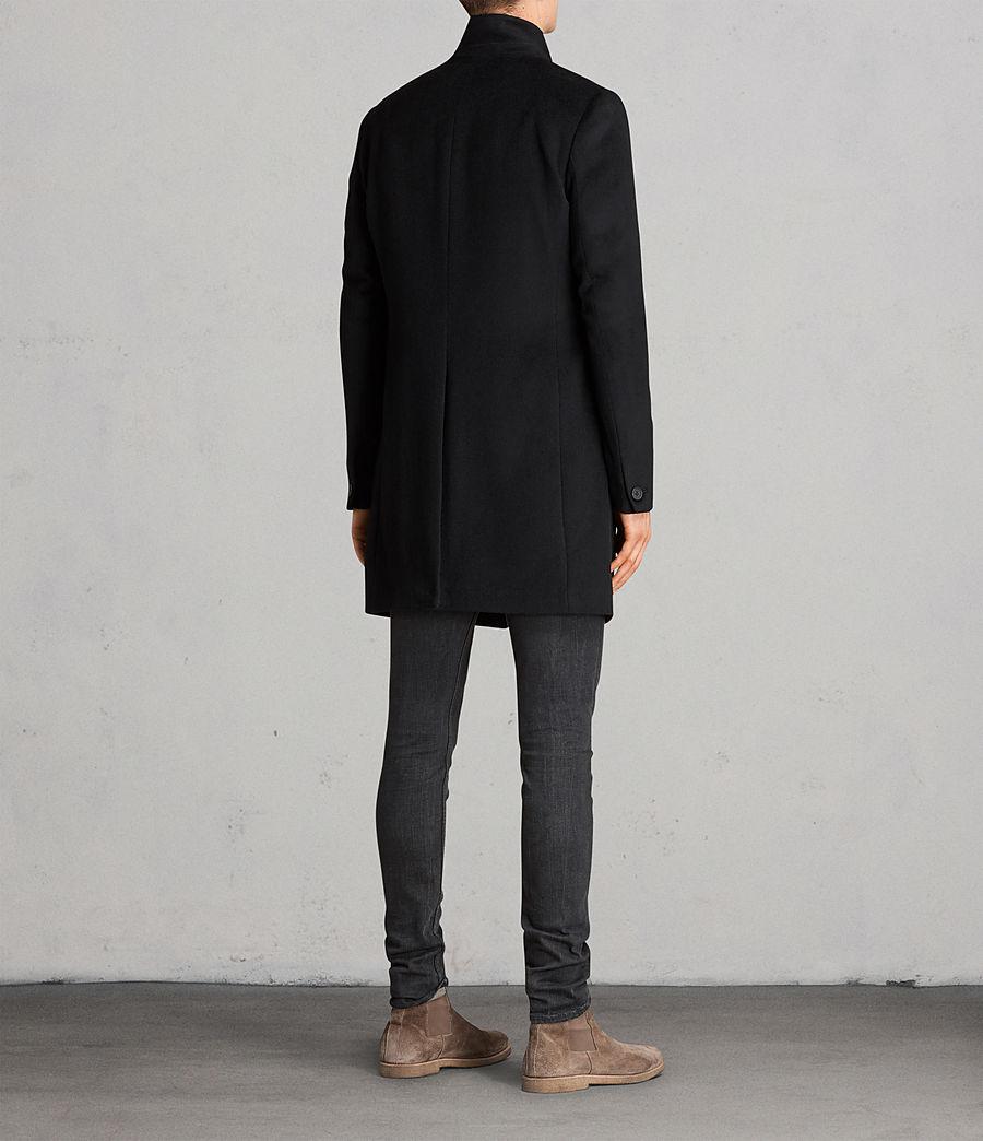 AllSaints Bodell Wool Tailored Coat in Black for Men Lyst UK