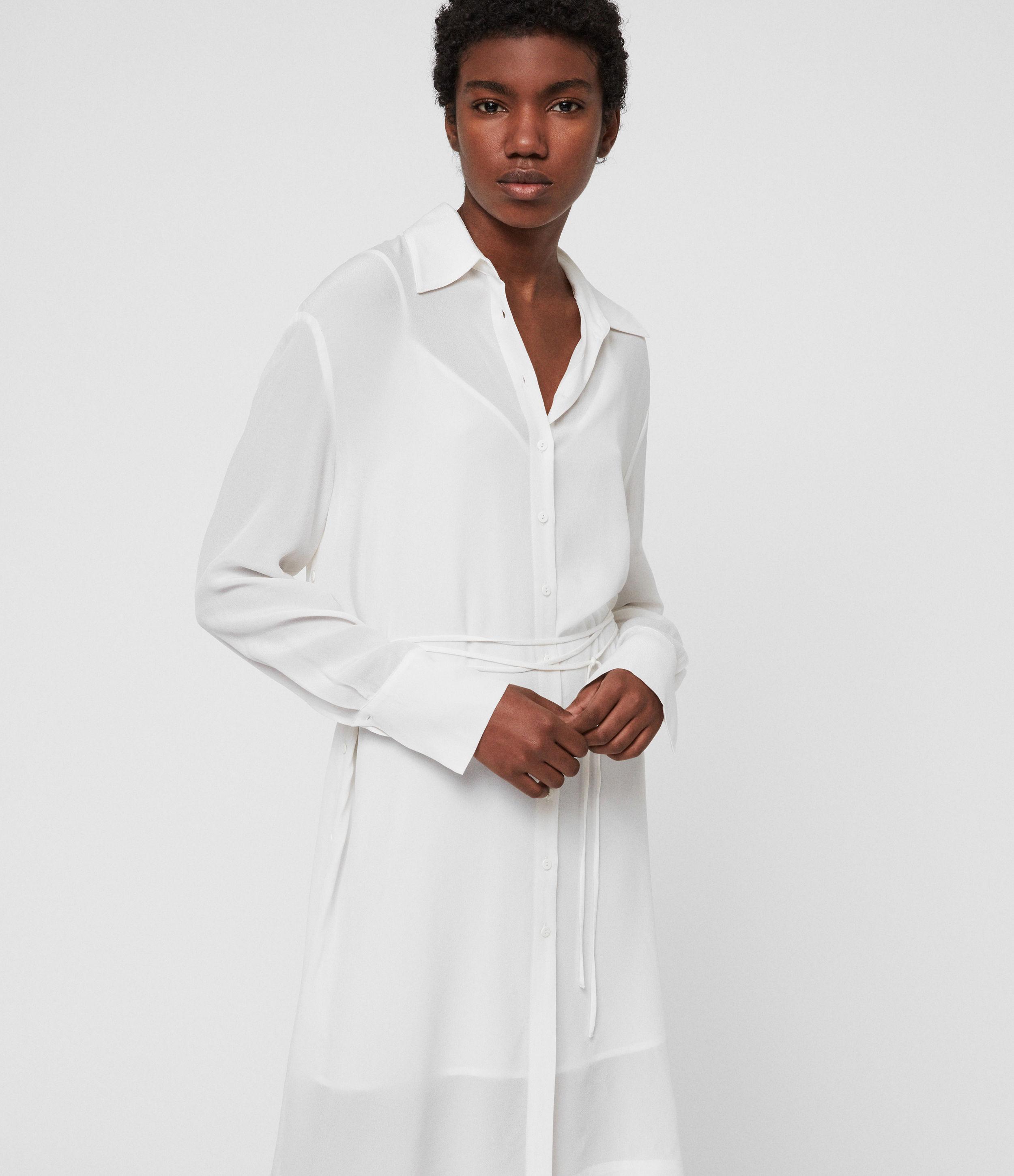 all saints anya shirt dress