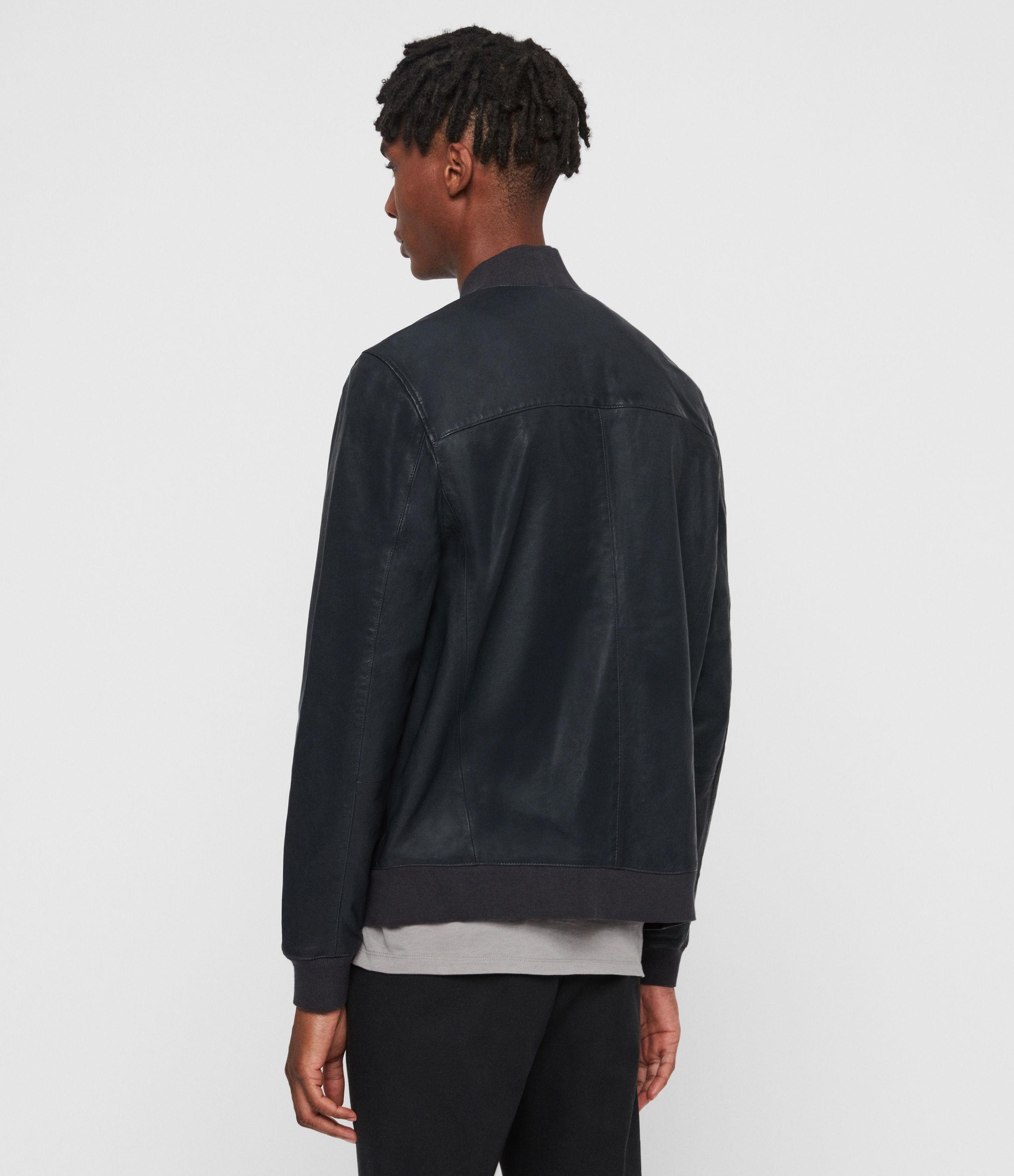 Kino leather outlet bomber