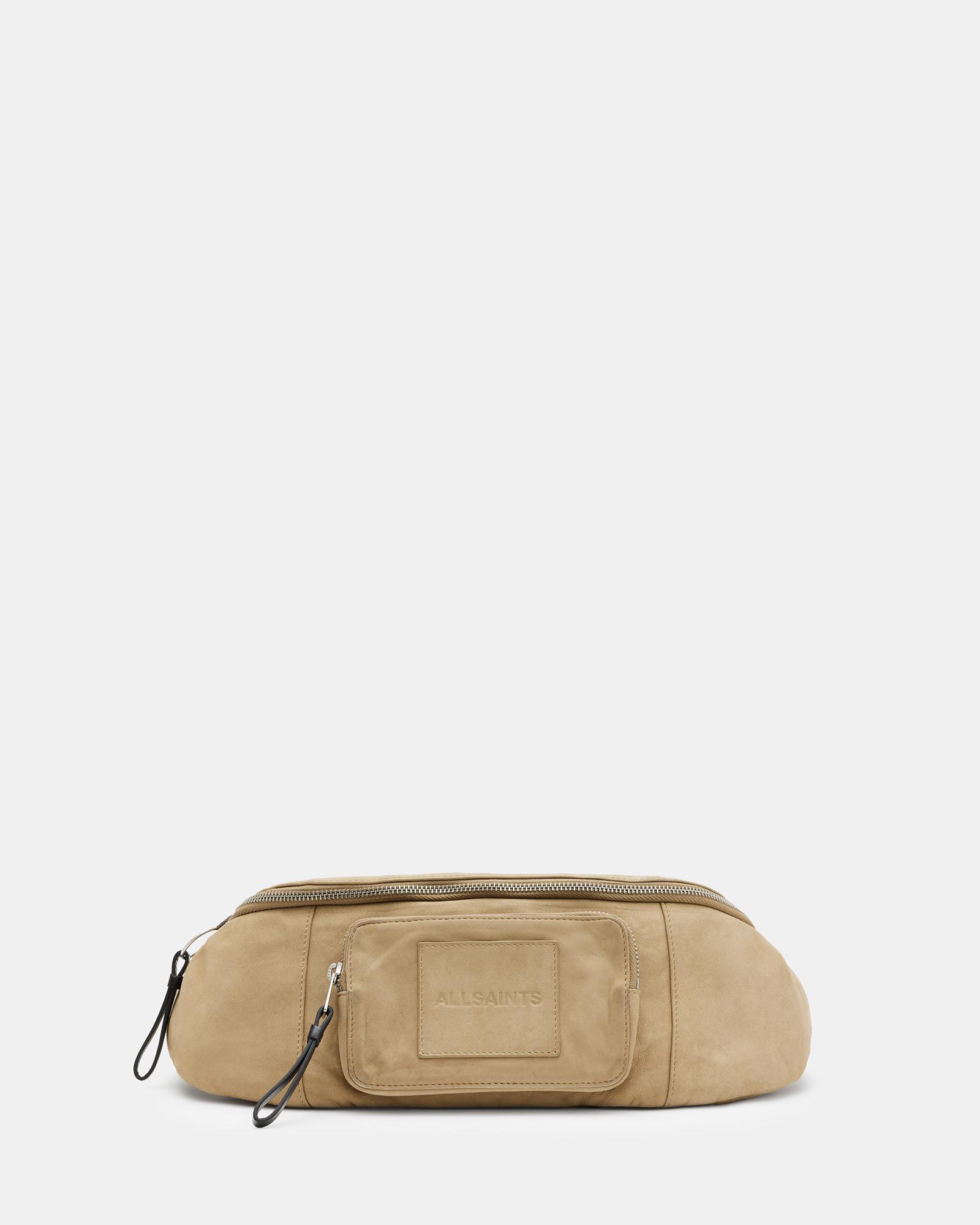 AllSaints Washed Leather Bum Bag in Natural for Men Lyst UK