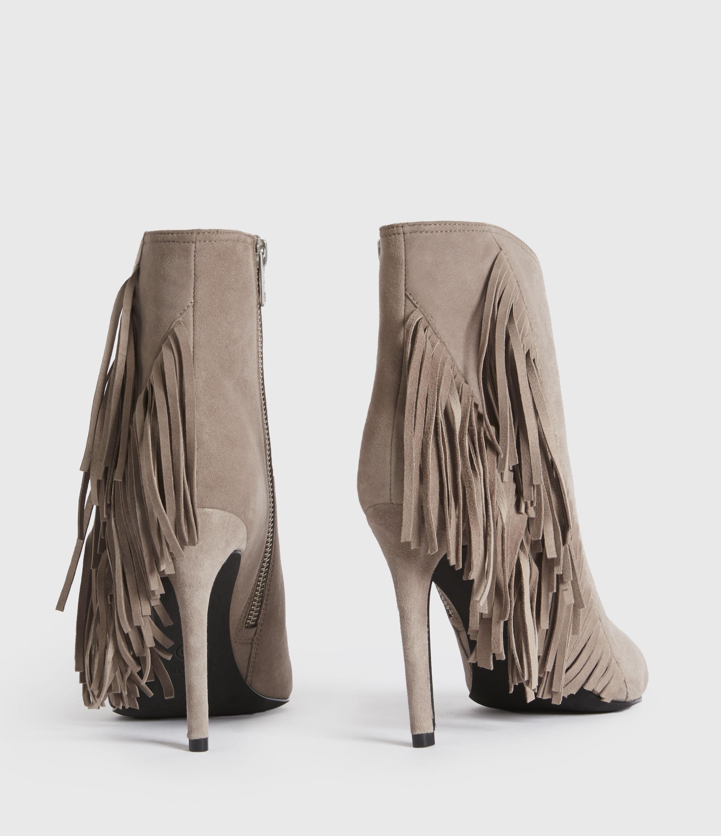 AllSaints Women's Izzy Suede Boots Brown Size: Uk 3/us 5/eu 36 | Lyst  Australia