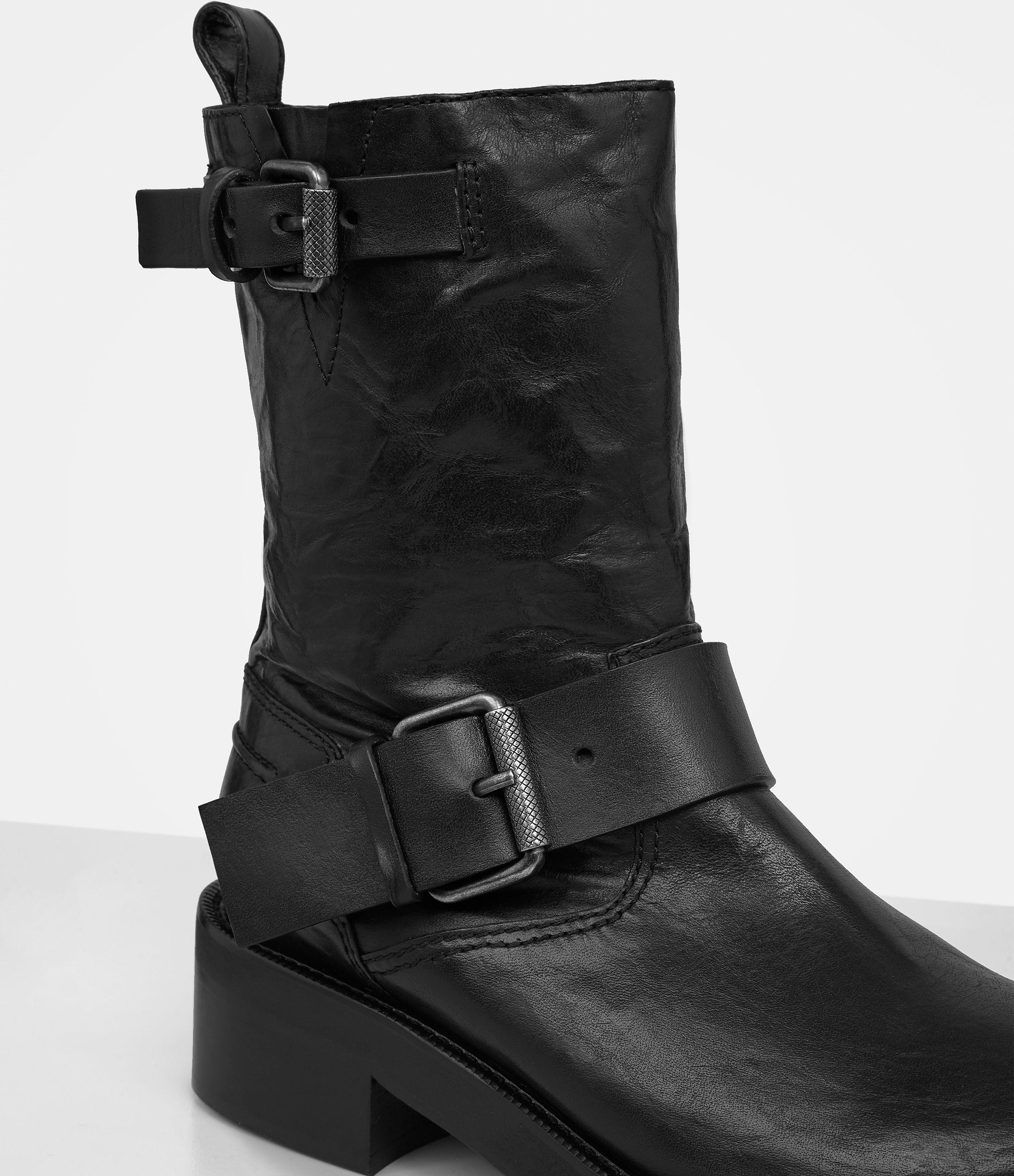 all saints biker boots