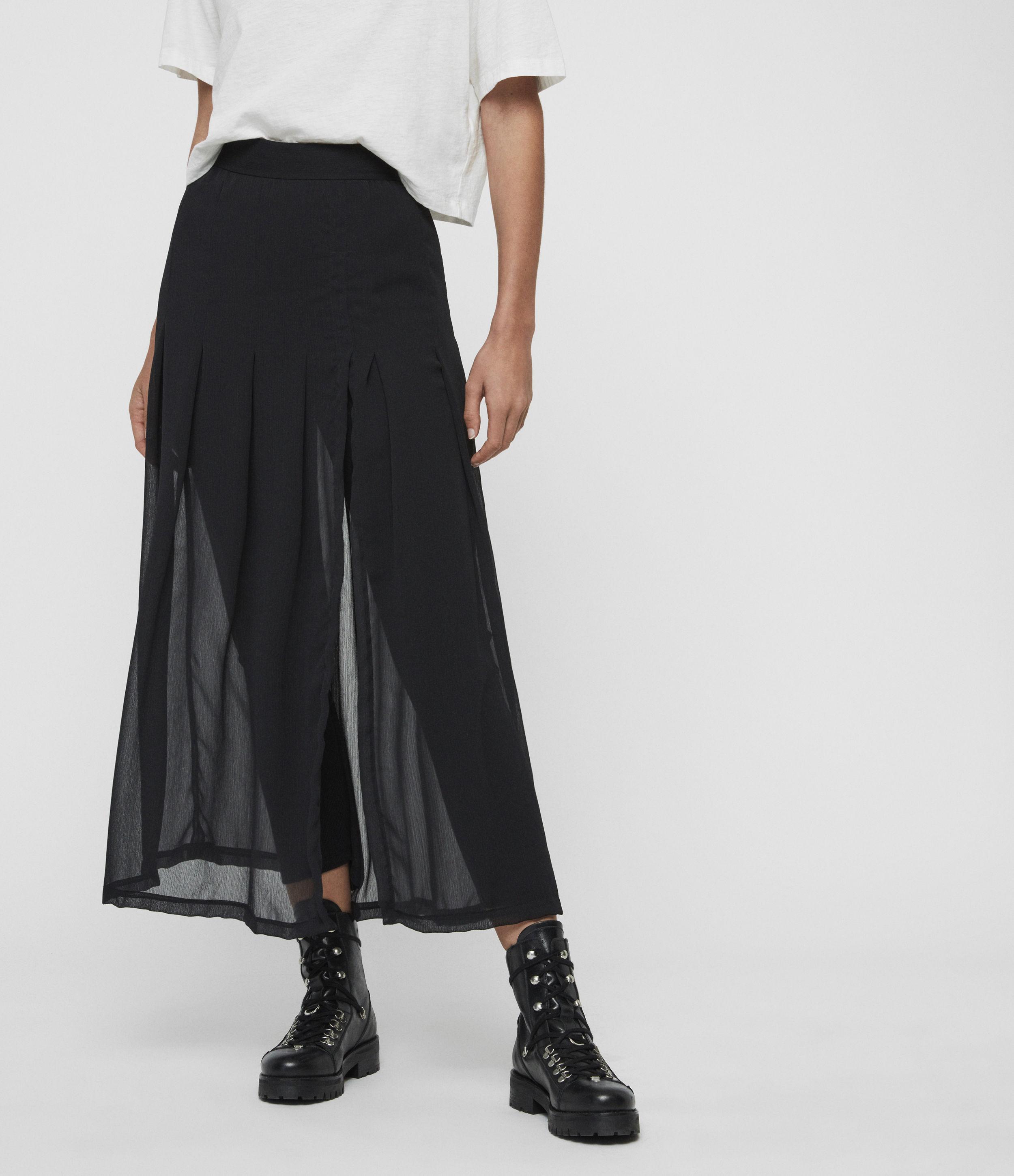 AllSaints Drea Raffi Leggings in Black 