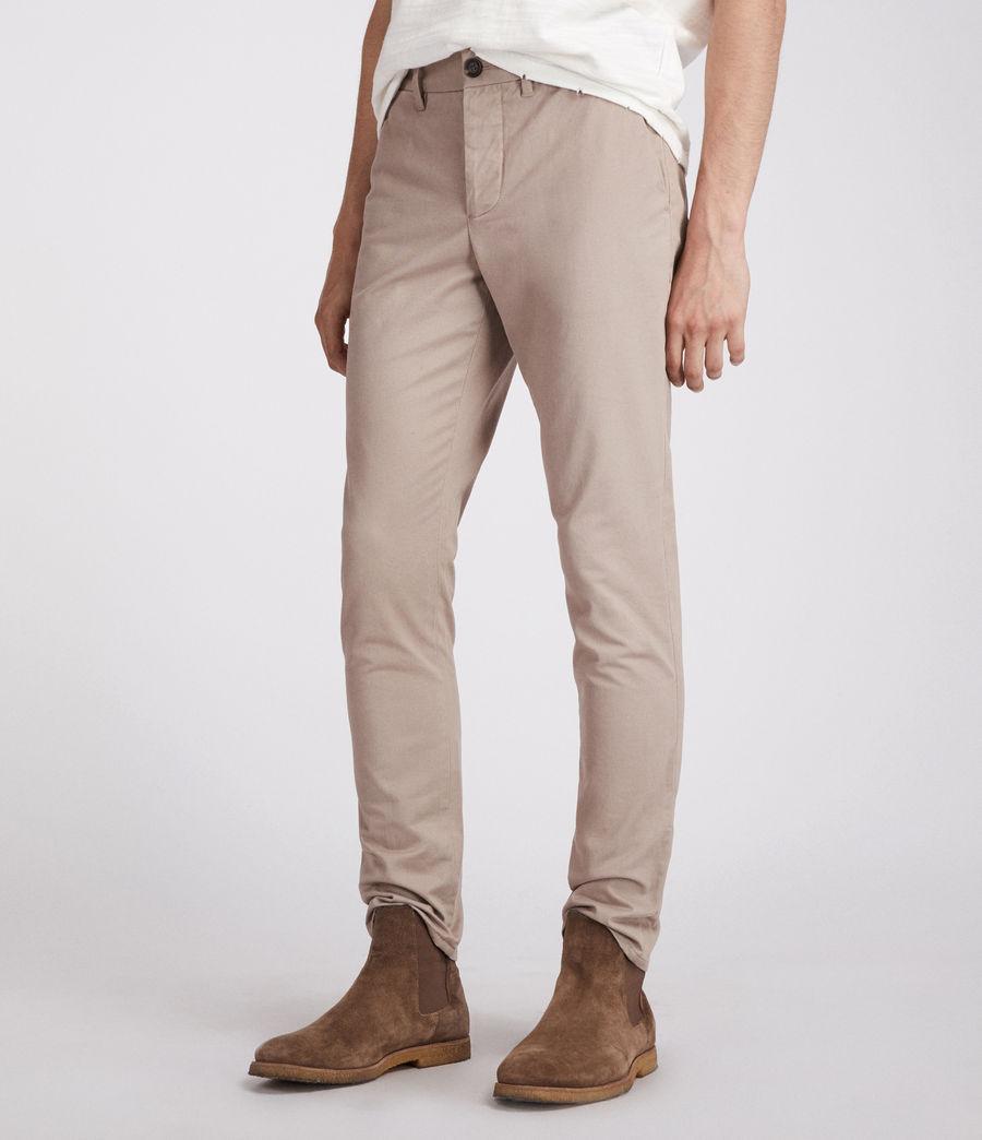 AllSaints Cotton Park Chinos in Sand 
