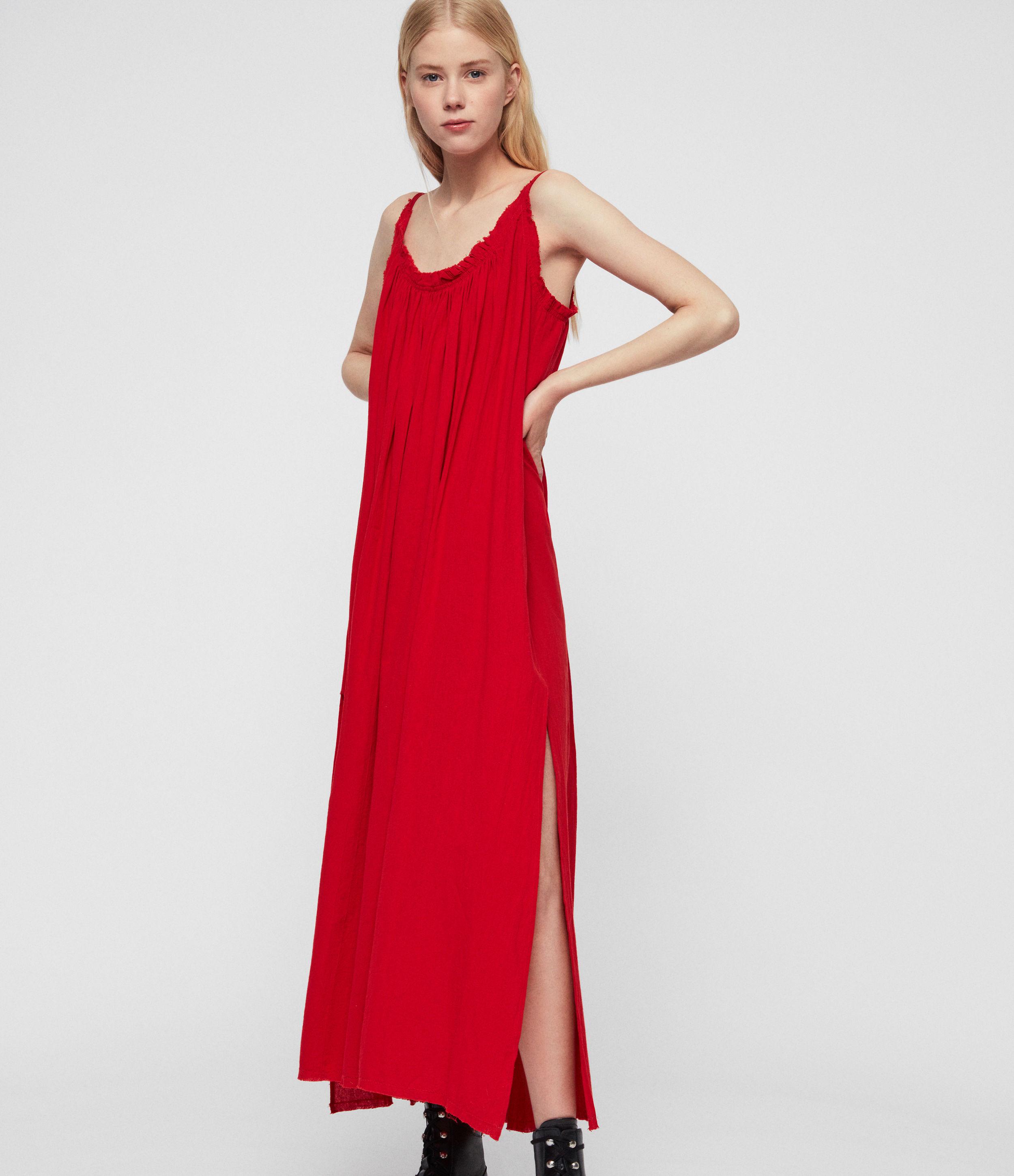all saints romey long dress