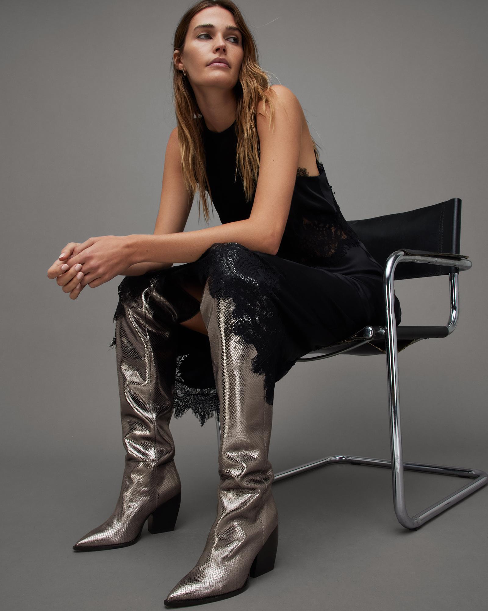 All saints snake boots deals