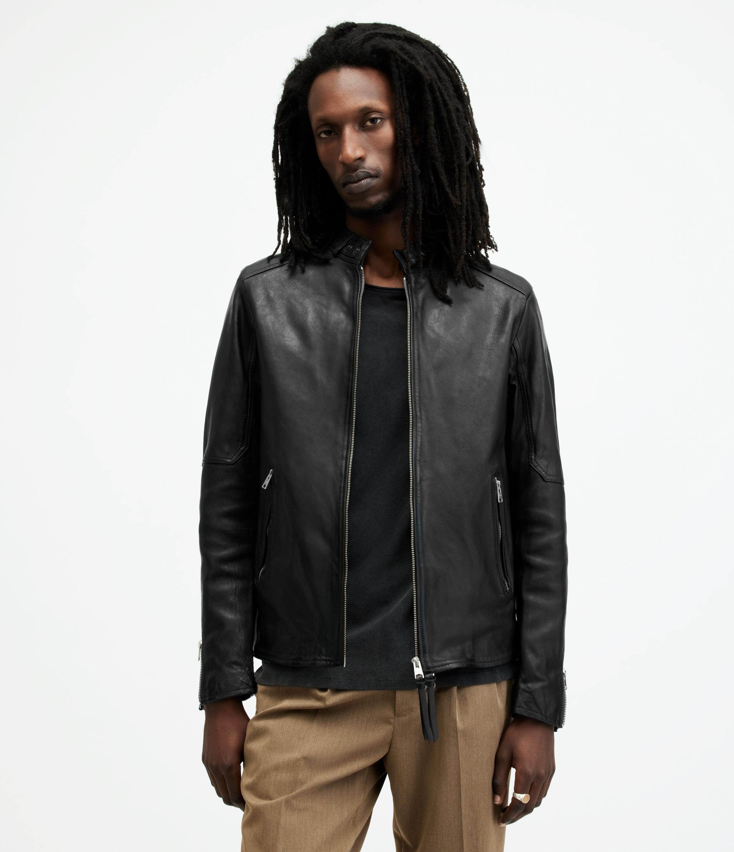 All saints shop wade leather jacket
