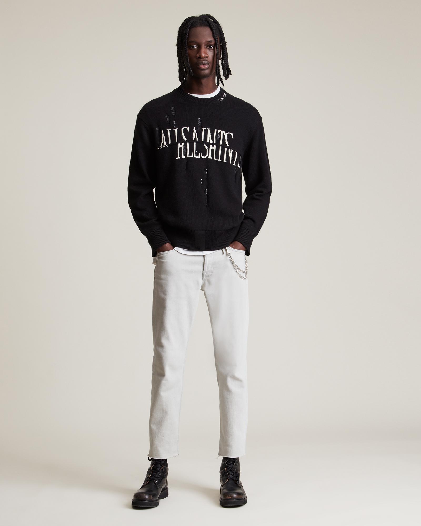 All saints crew neck sweatshirt new arrivals
