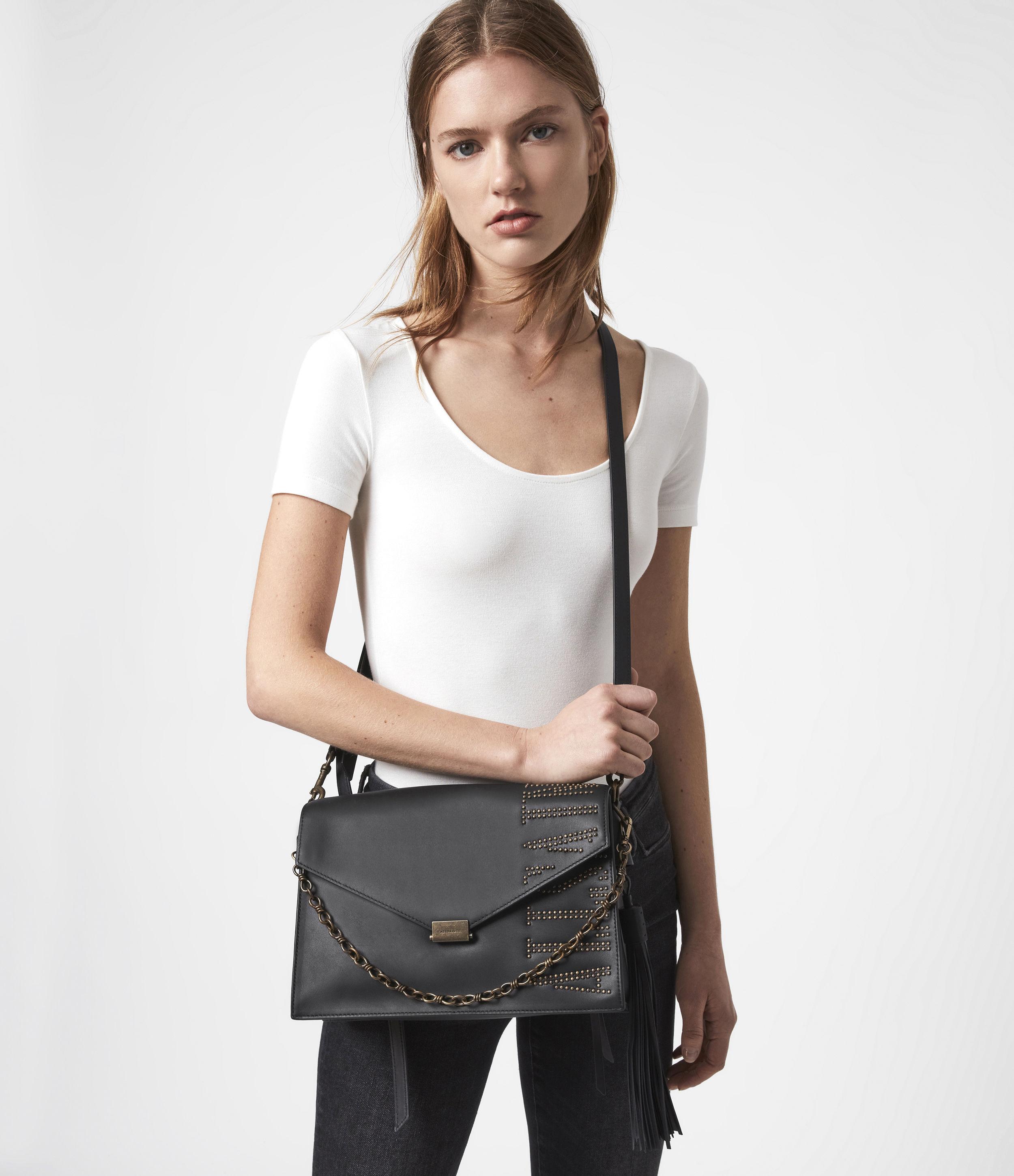 all saints mens messenger bag