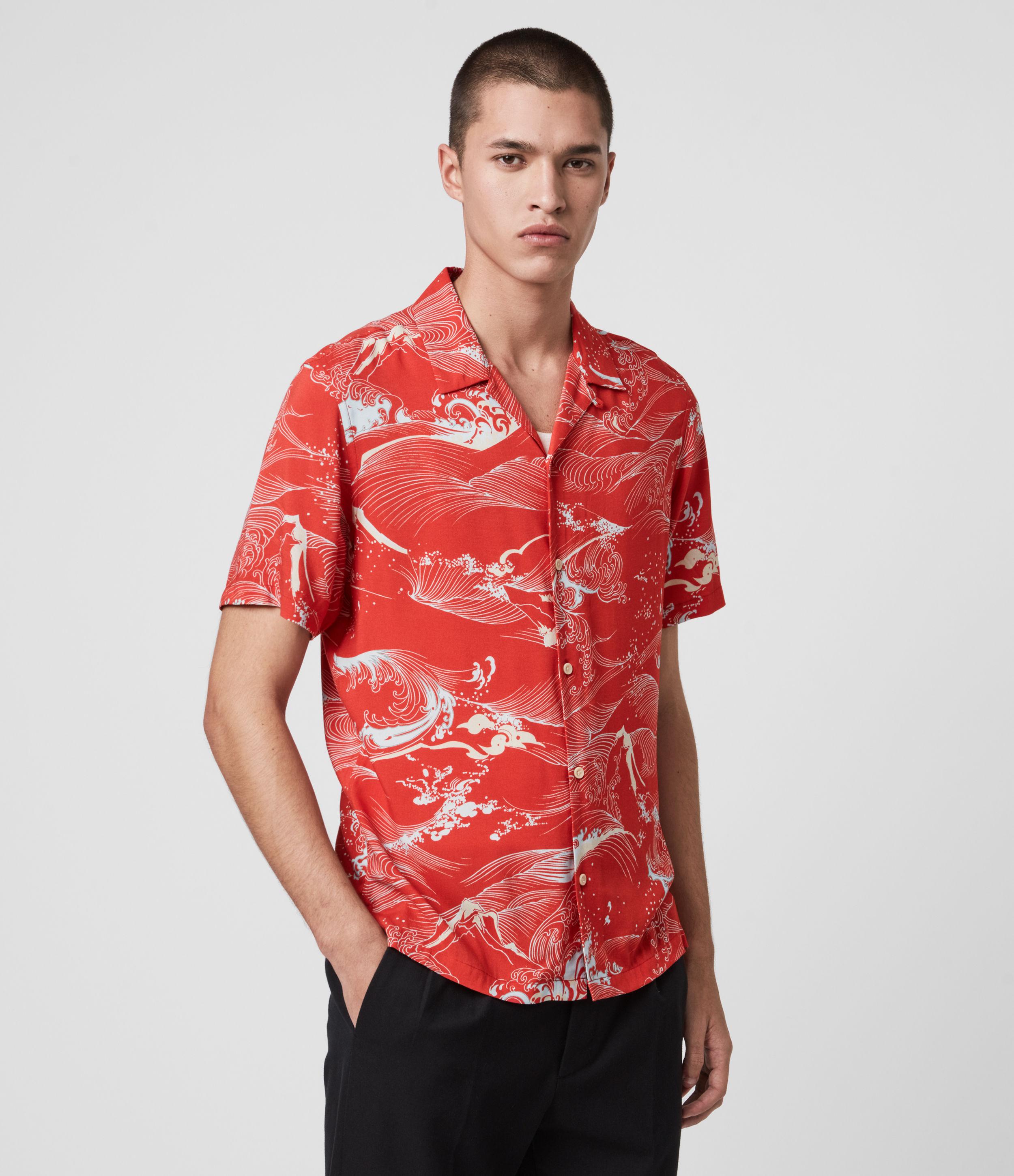 allsaints flood shirt