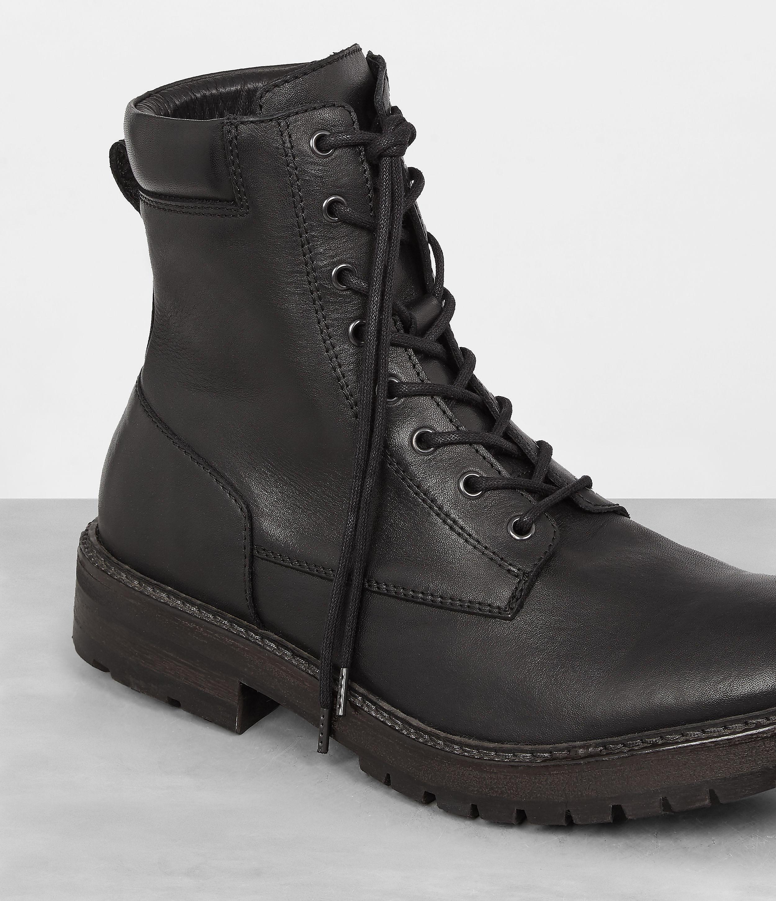 AllSaints Leather Roth Boot in Washed 