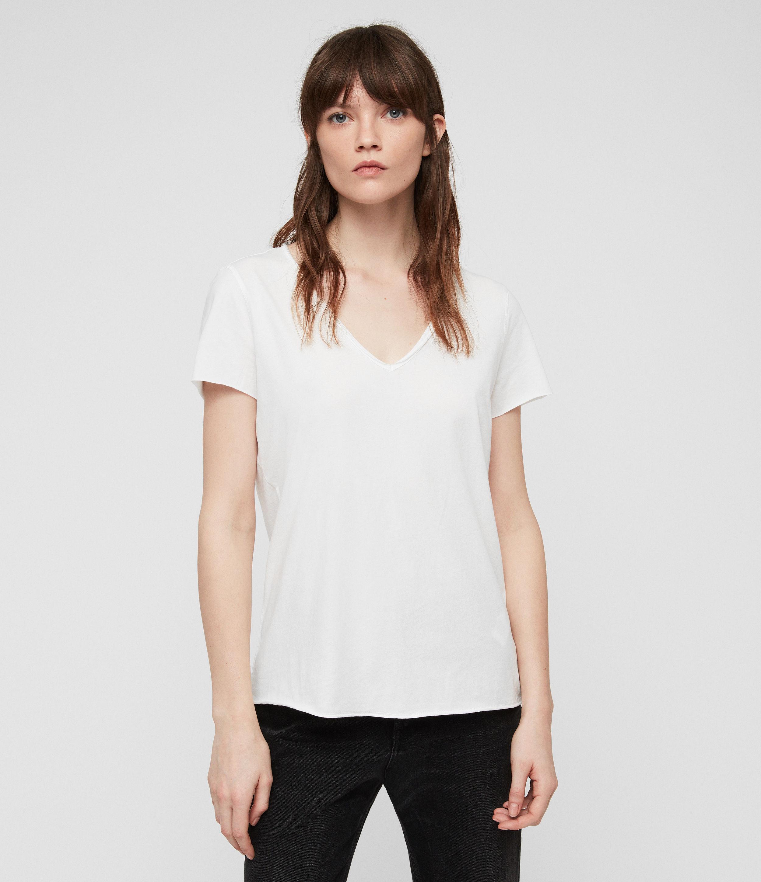 AllSaints Cotton Emelyn Tonic T-shirt in White - Lyst