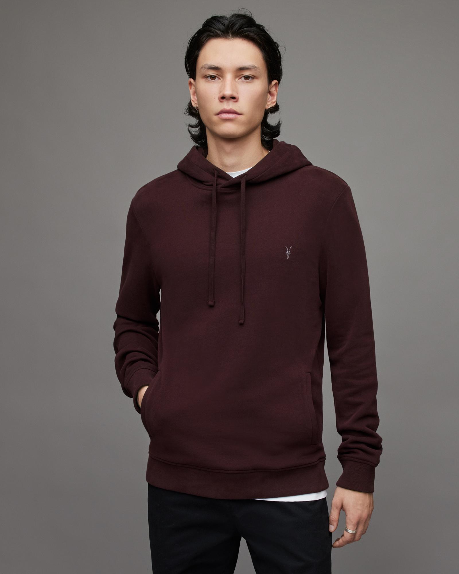 All saints raven pullover hoodie new arrivals