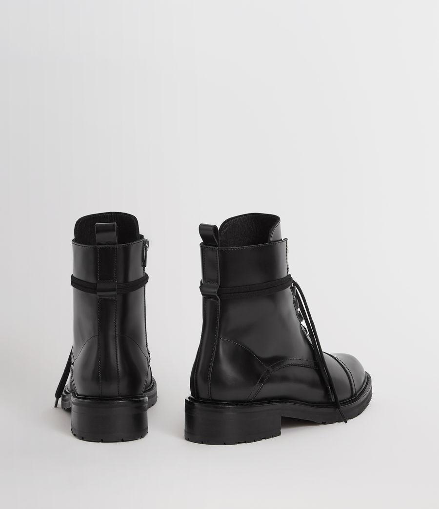 AllSaints Leather Lira Boot in Black - Lyst