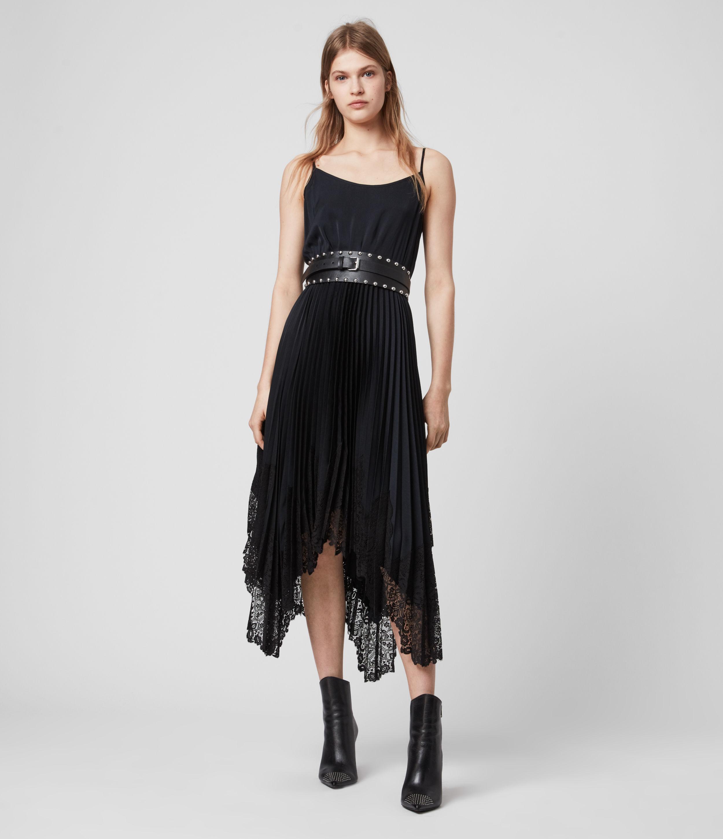 AllSaints Lace Aspyn 2-in-1 Dress in 