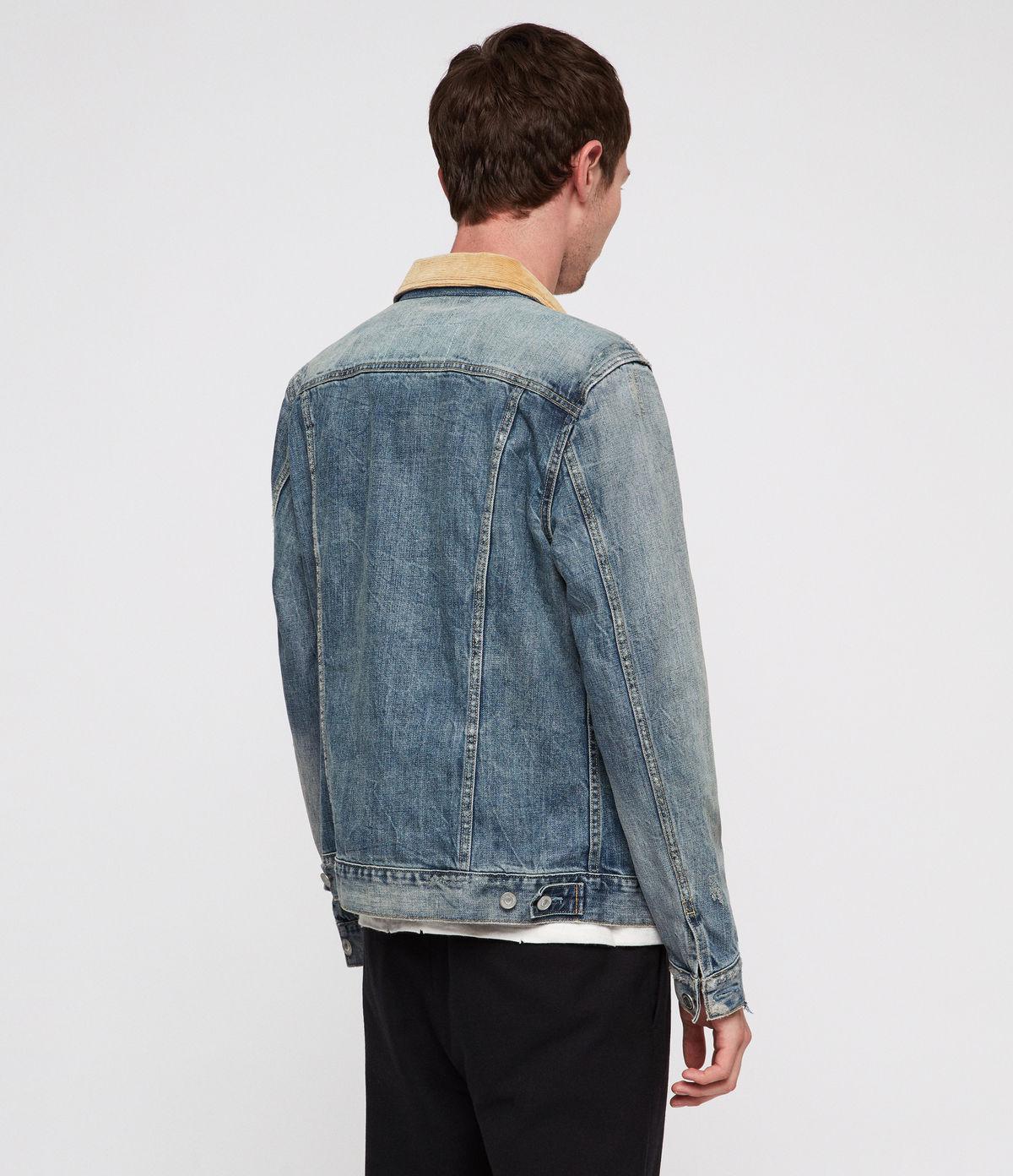allsaints dexter denim jacket