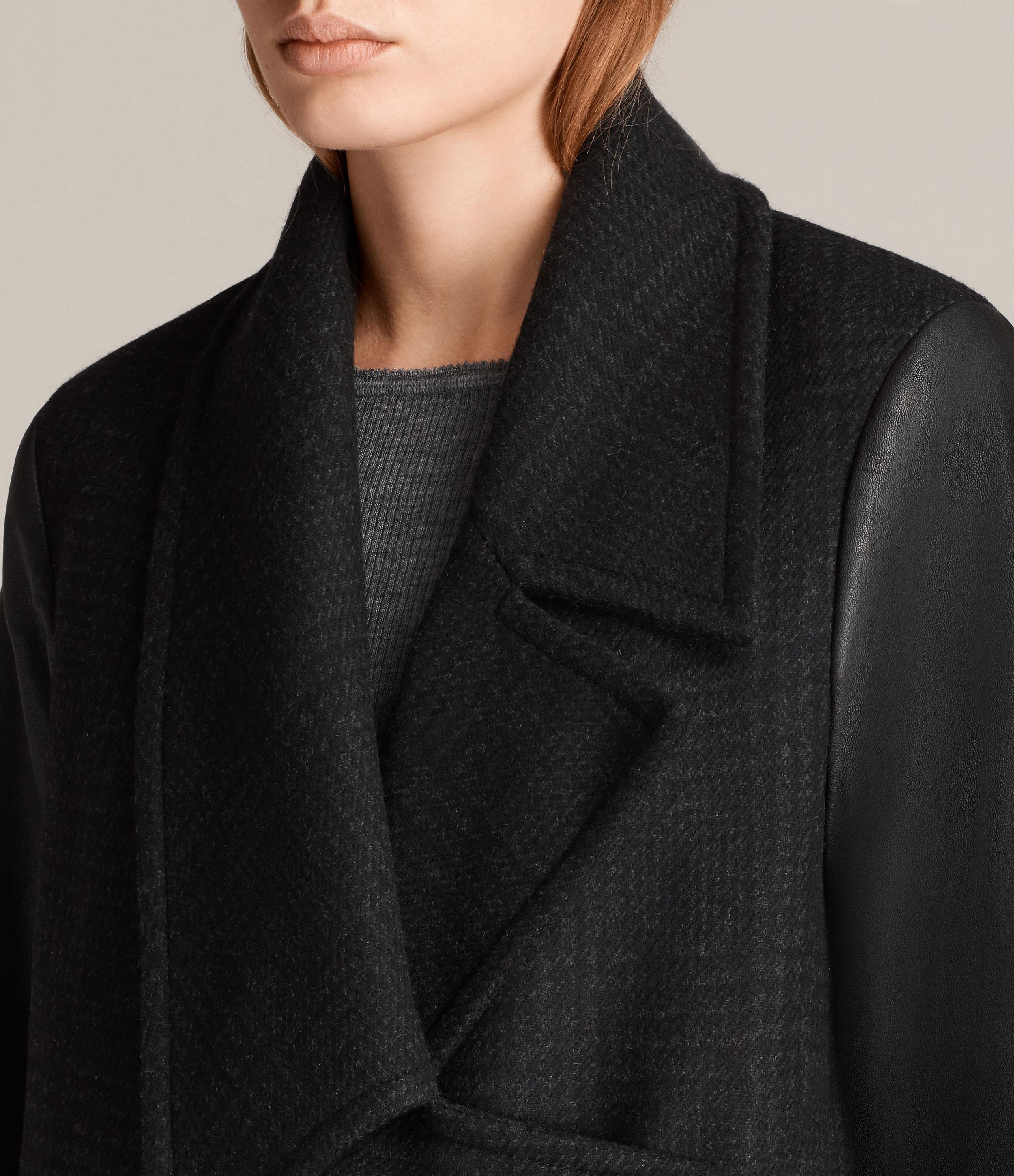 allsaints meade nesi coat