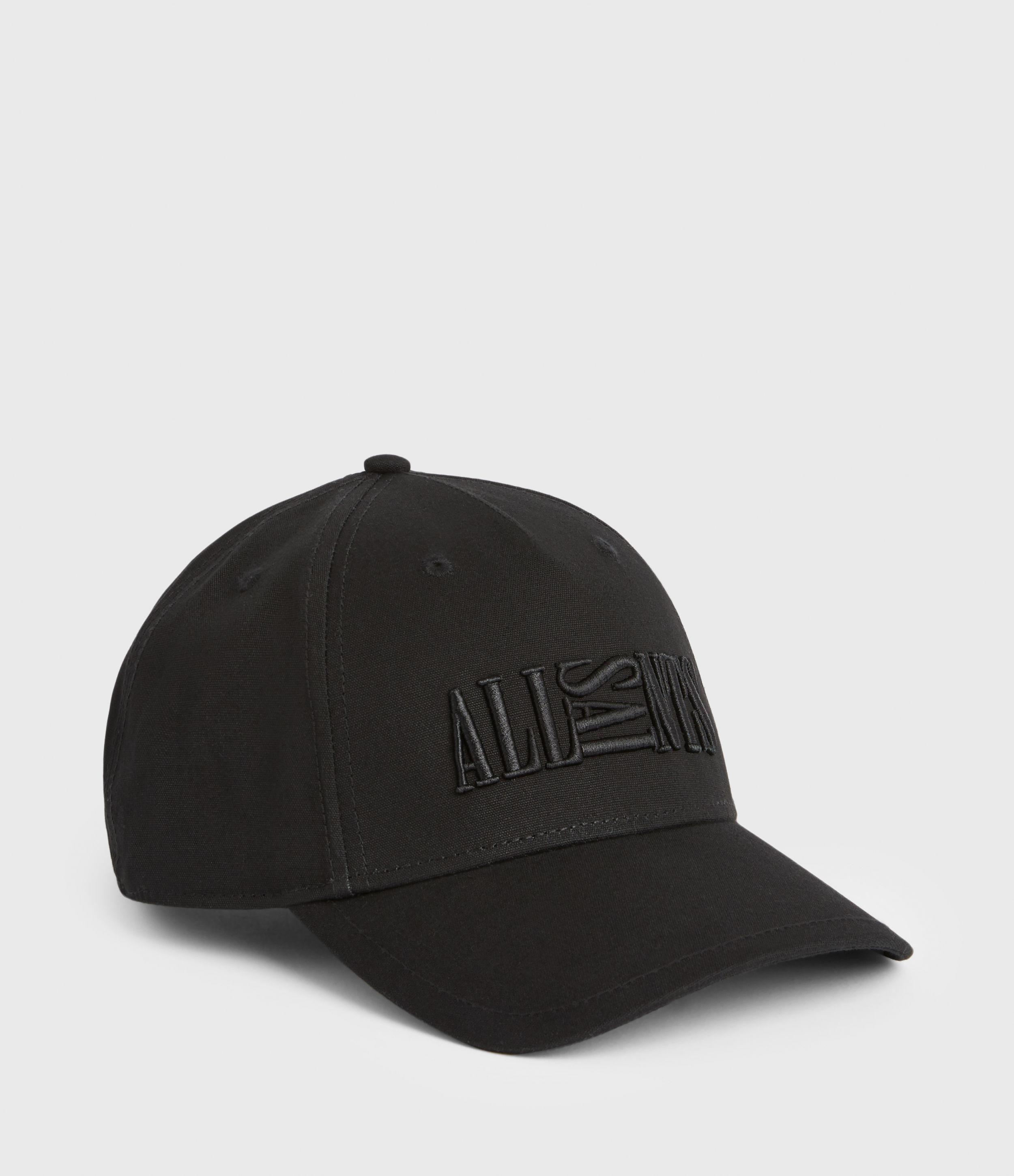 AllSaints Leather Oppose Cap in Black 