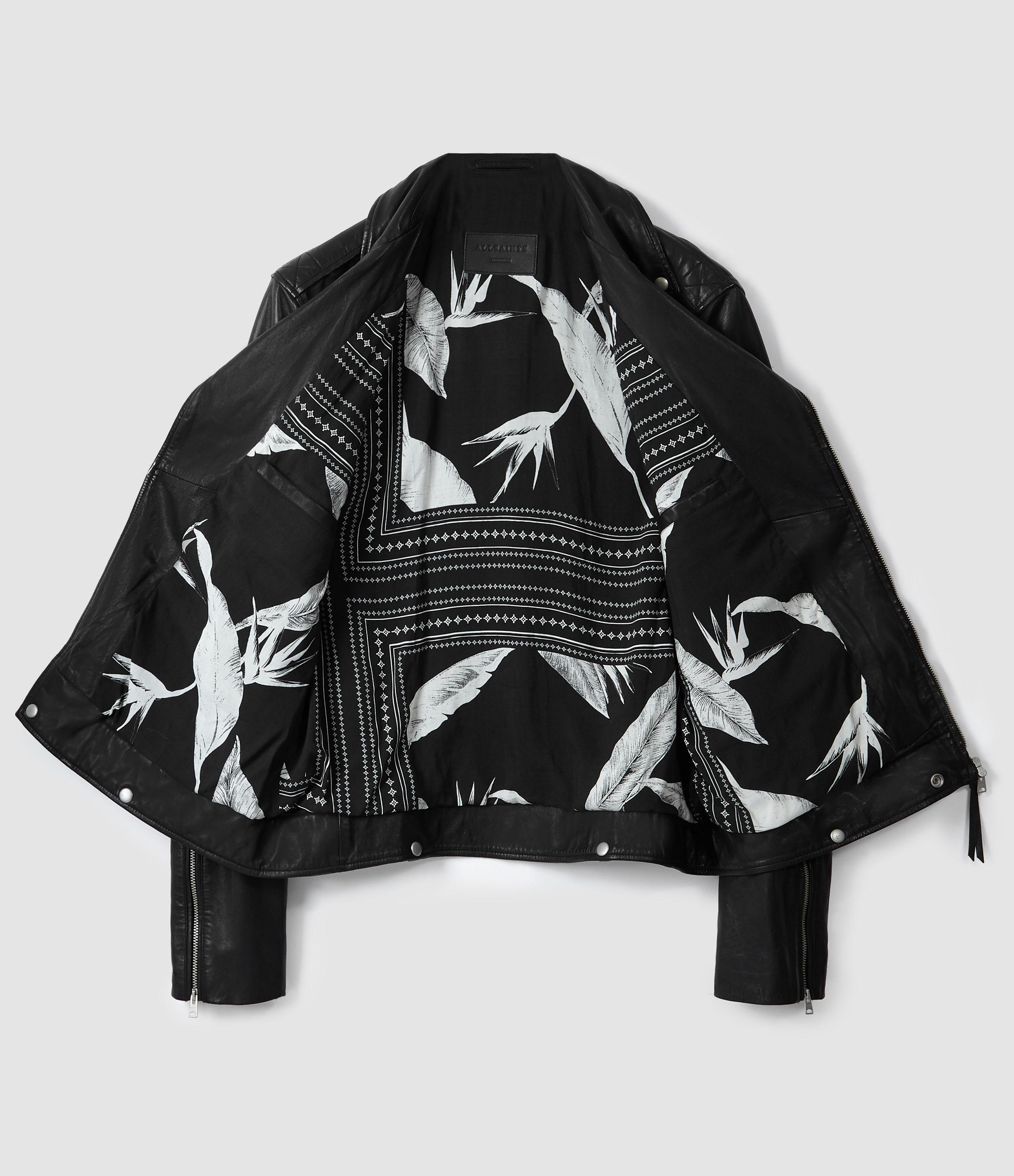 all saints ace leather jacket