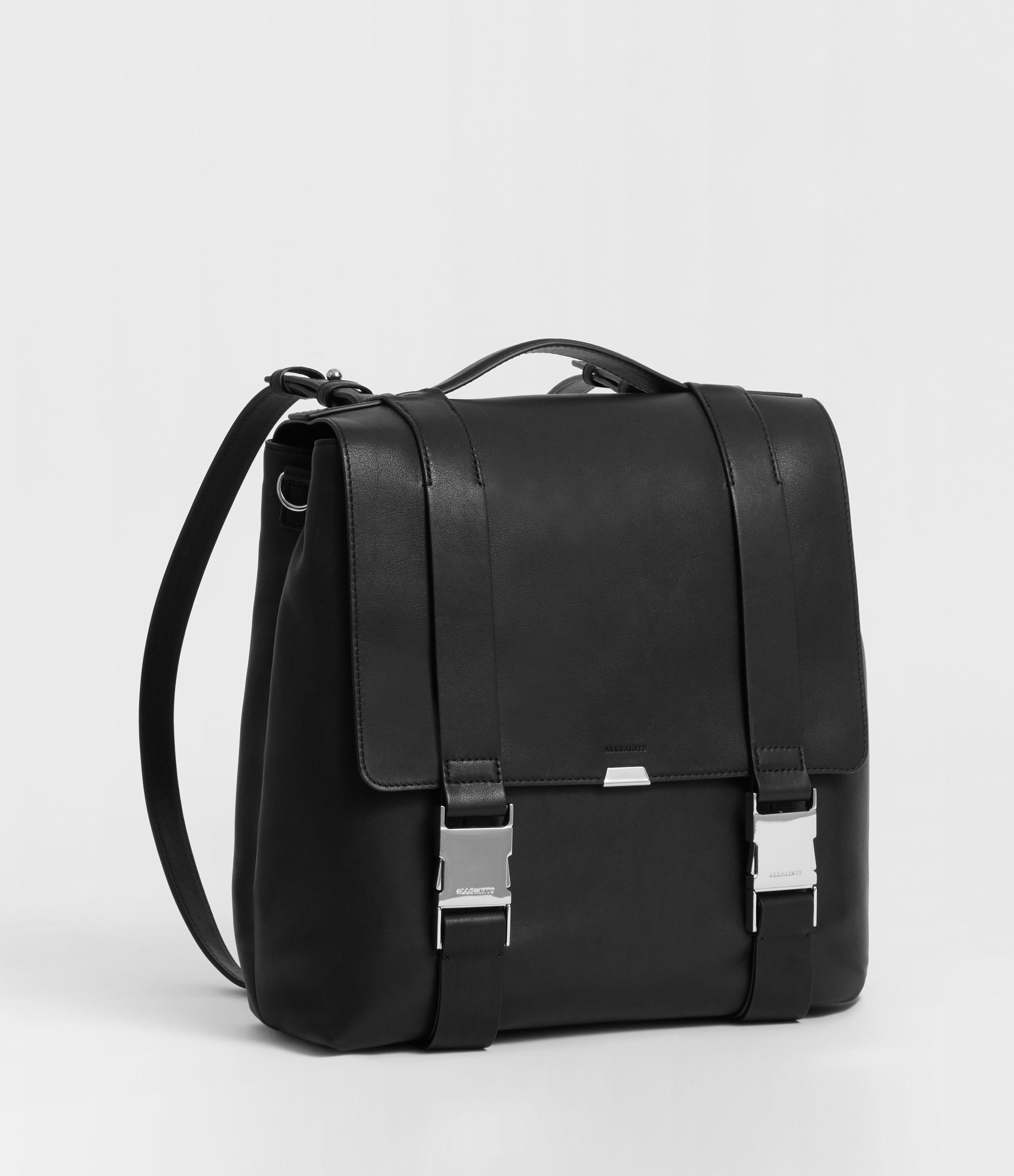 allsaints clip backpack
