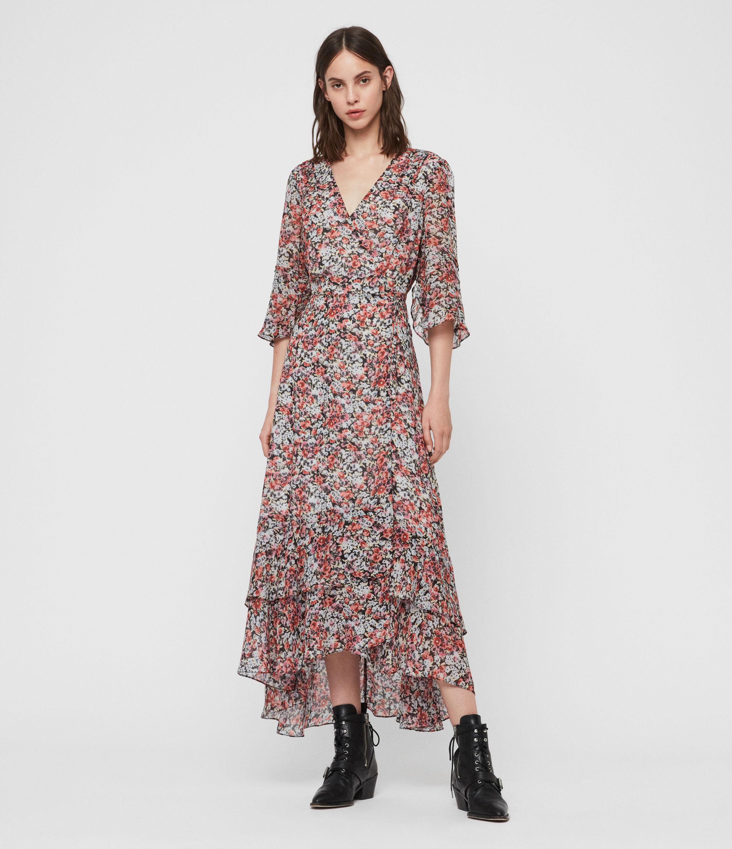 allsaints delana caro dress