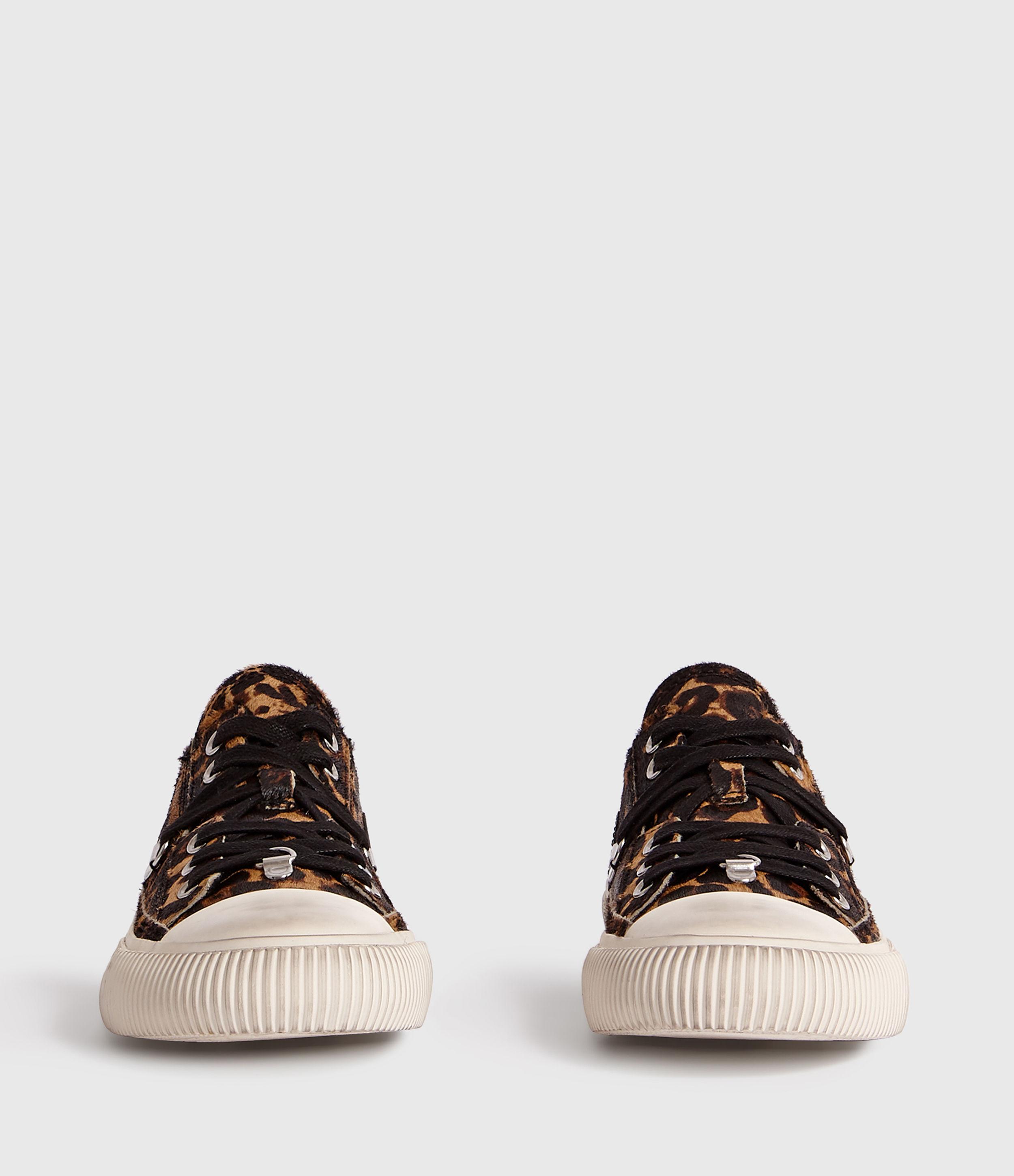 all saints leopard sneakers