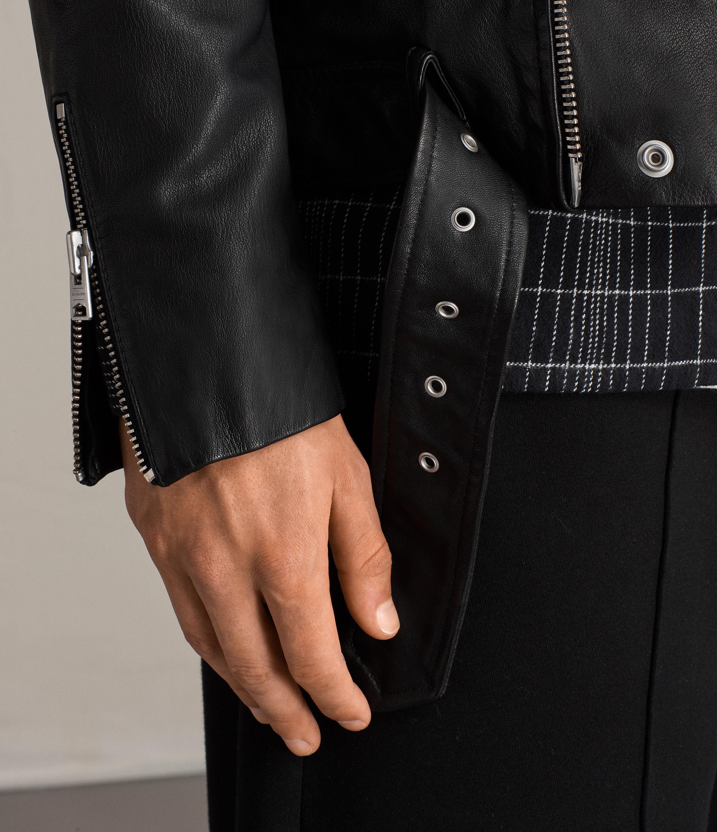 kaho leather biker jacket