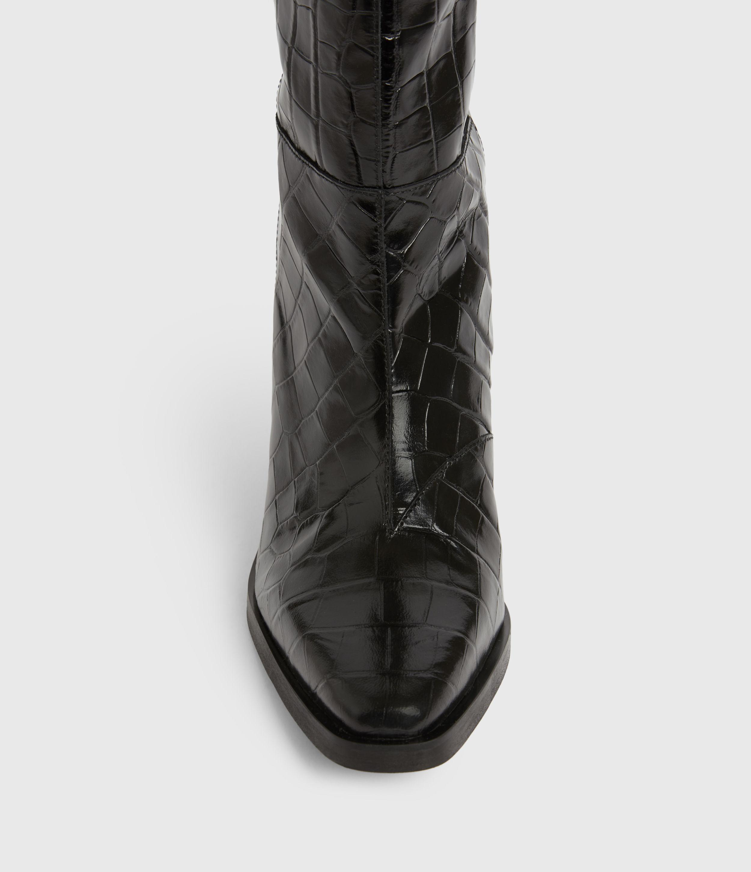 all saints knee high boots