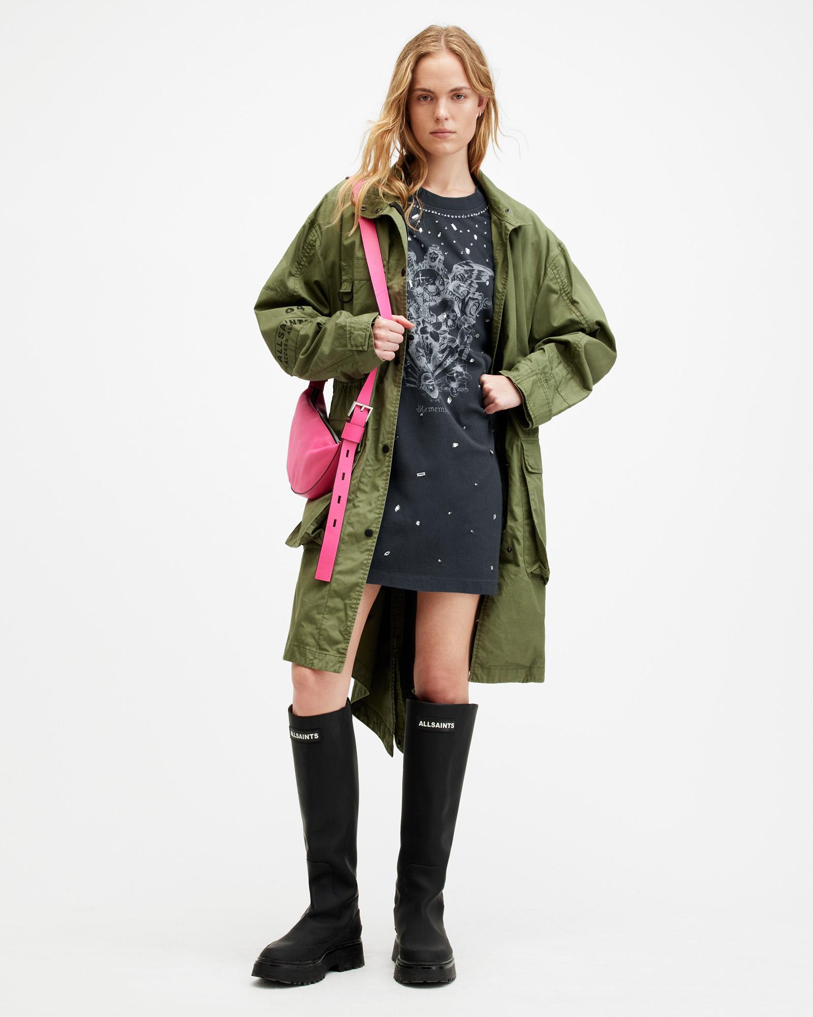 AllSaints Scatter Beaded Oversized T-Shirt Dress,, Washed in Blue | Lyst AllSaints Scatter Beaded Oversized T-Shirt Dress,, Washed in Blue | Lyst